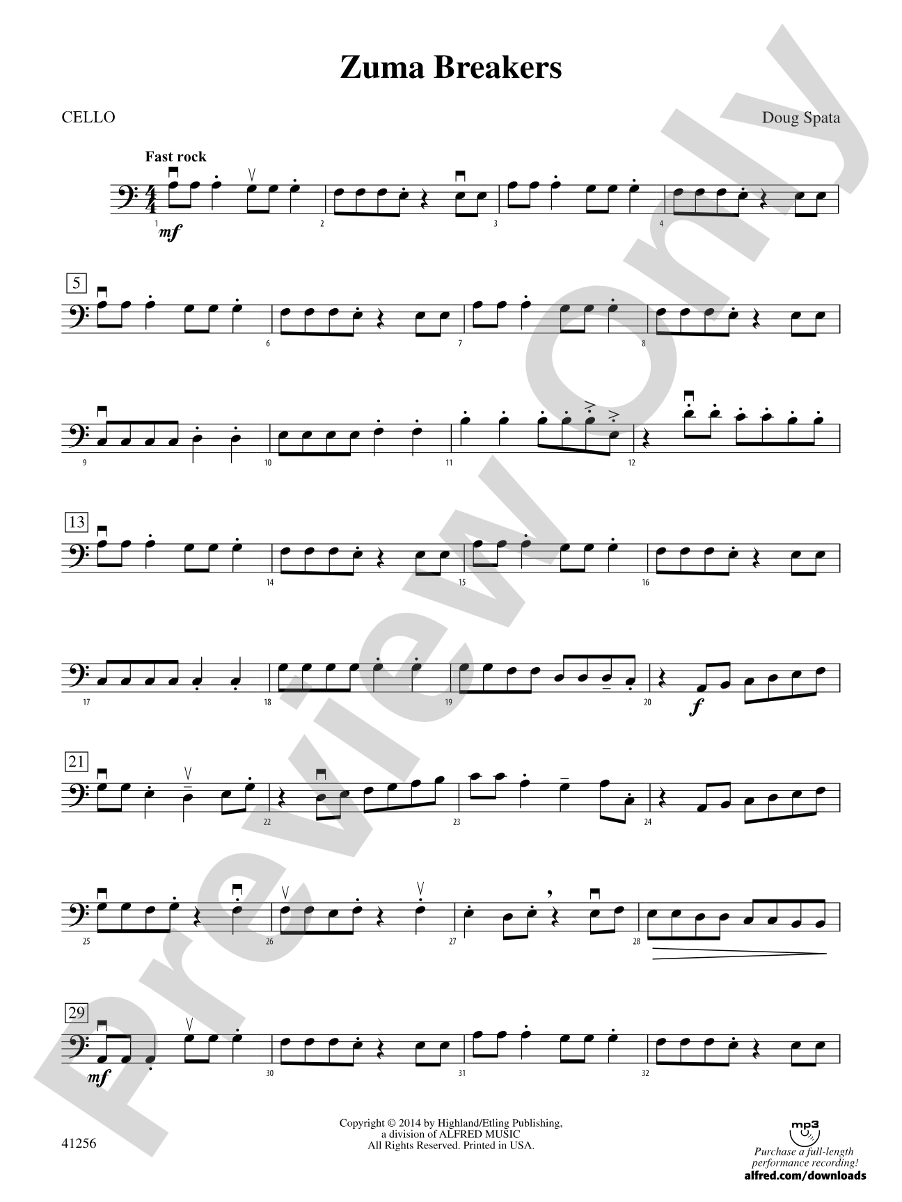 Zuma Breakers: Cello