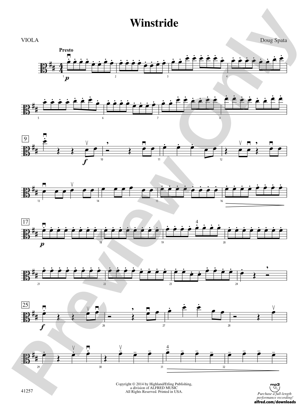 Winstride: Viola