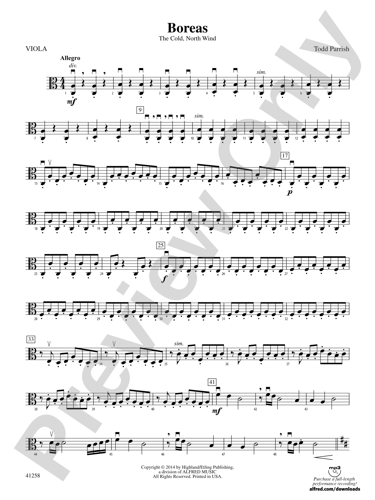 Boreas: Viola