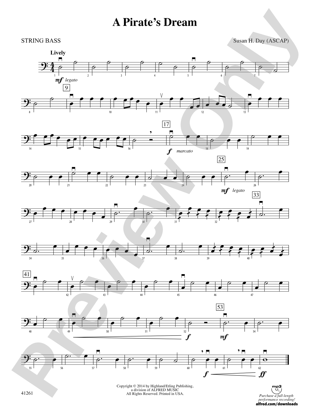A Pirate's Dream: String Bass