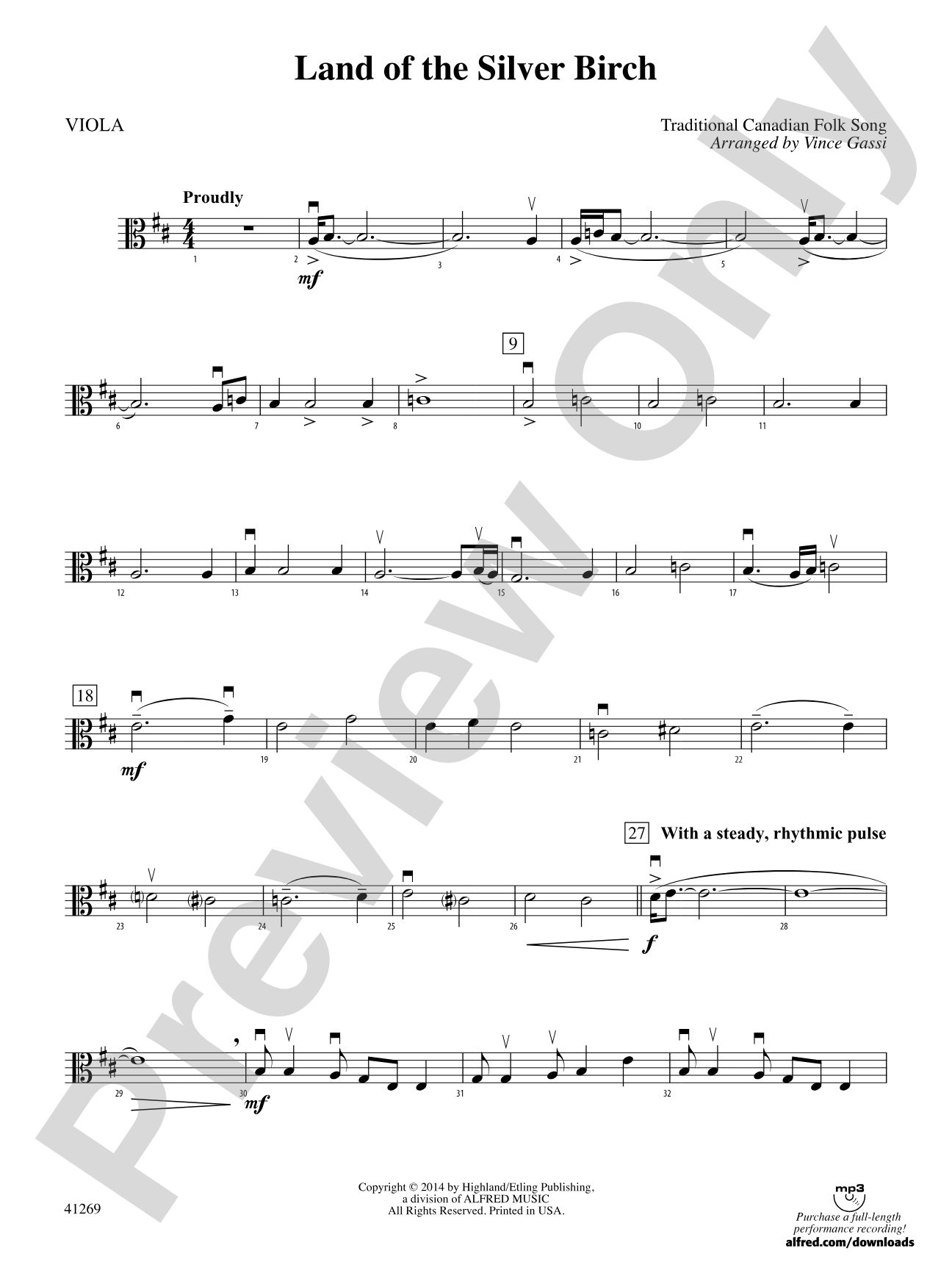 Land of the Silver Birch: Viola