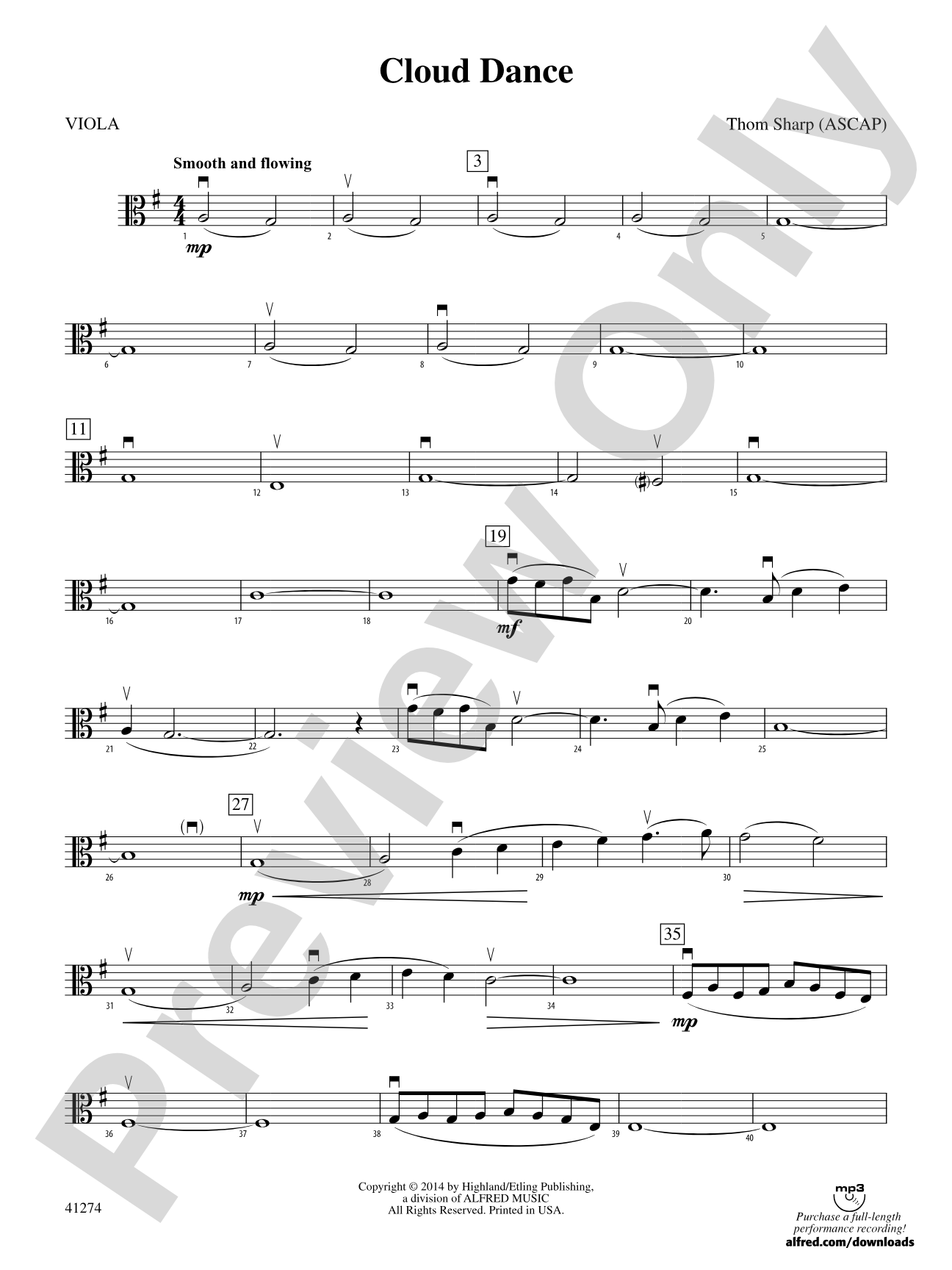 Cloud Dance: Viola