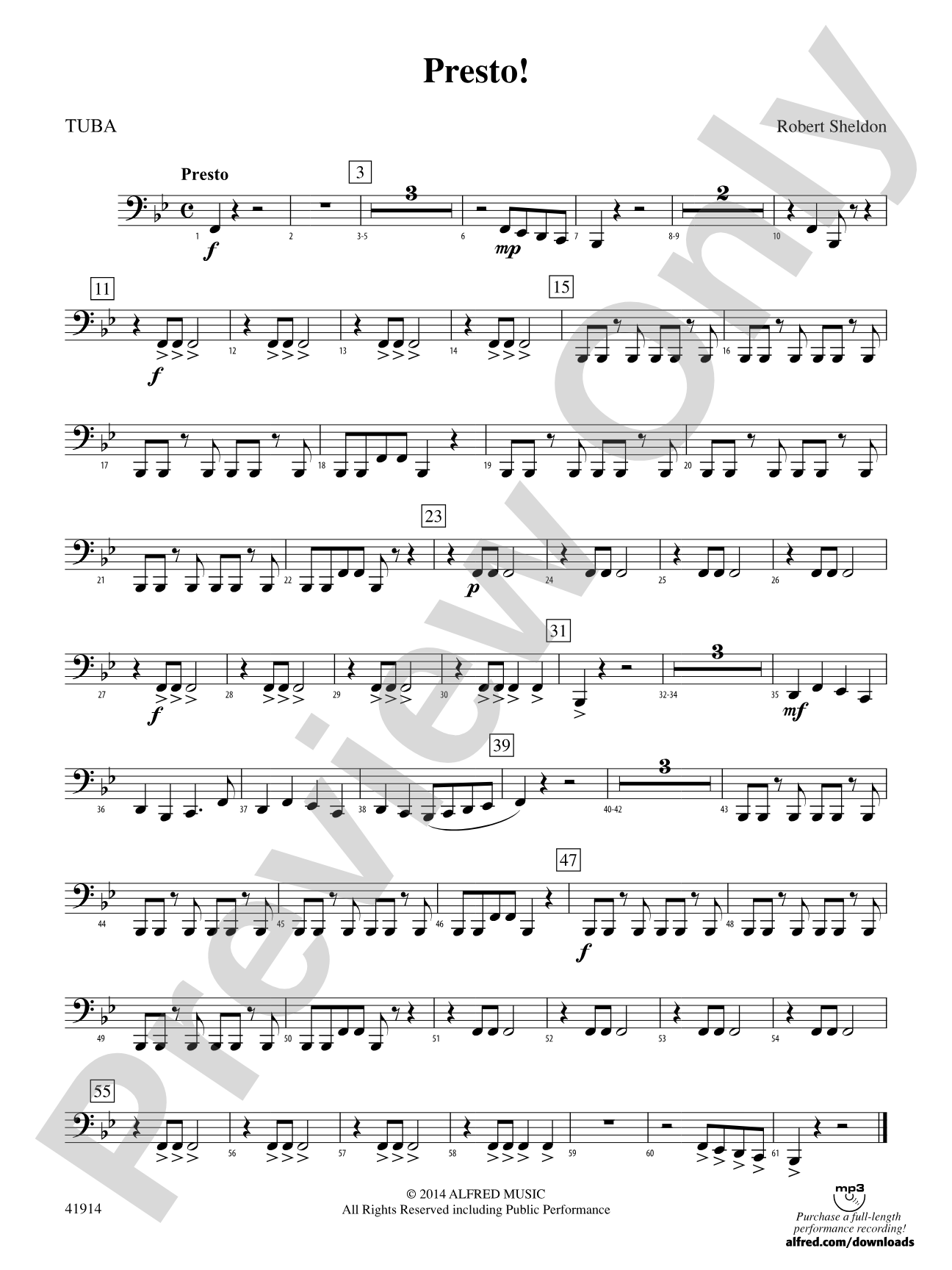 Presto!: Tuba