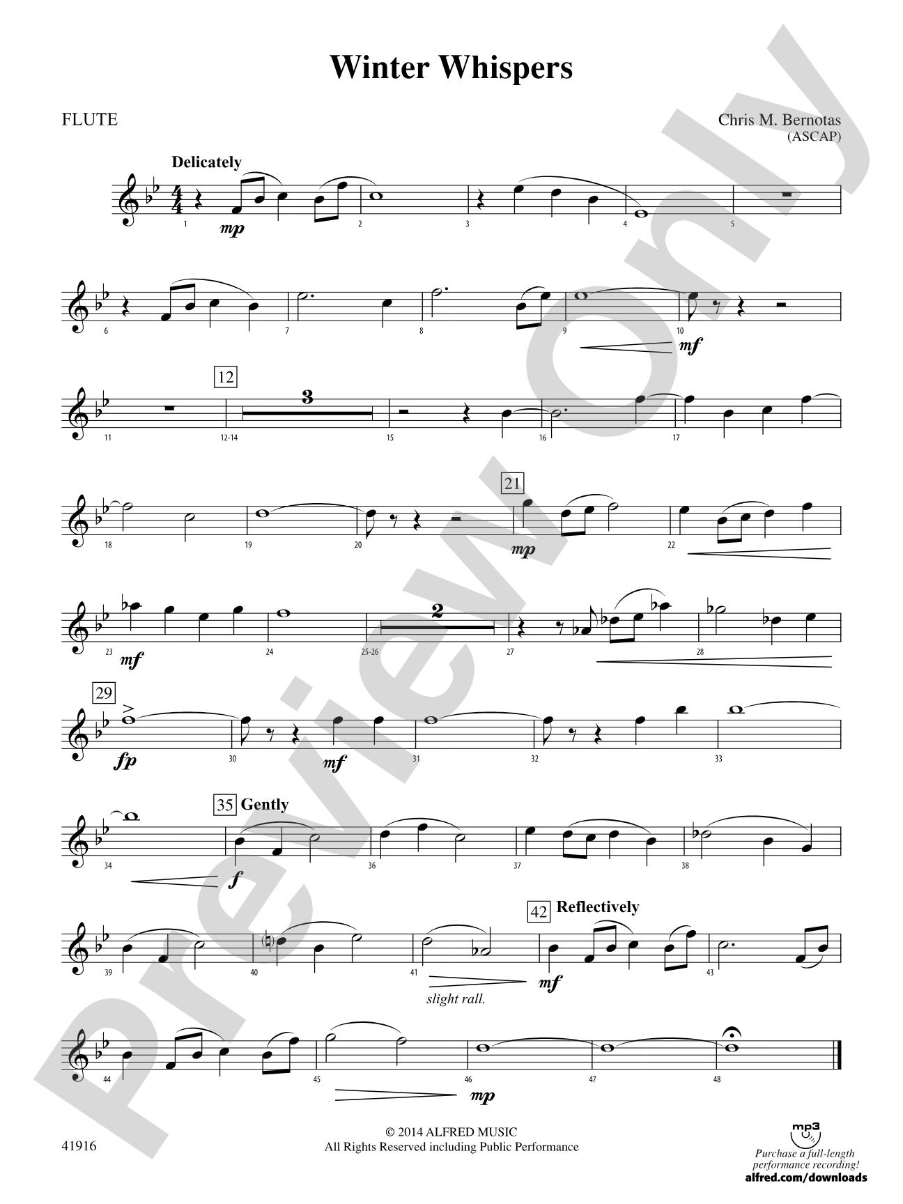 Winter Whispers: Flute