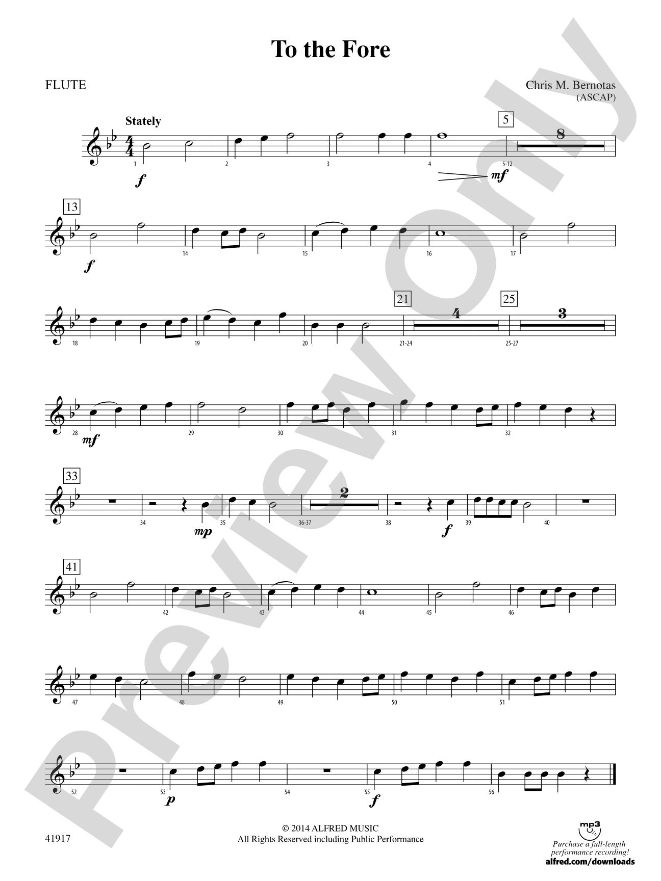 To the Fore: Flute