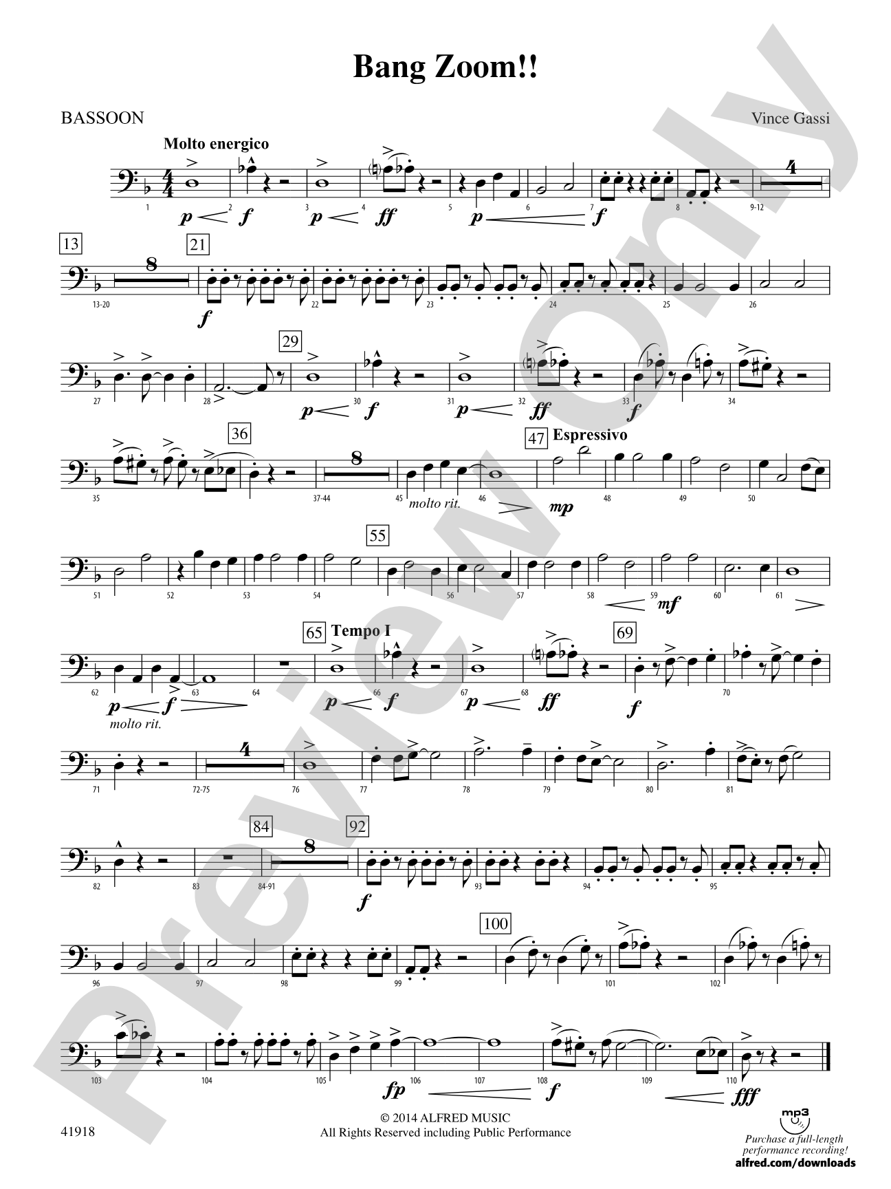 Bang Zoom!: Bassoon