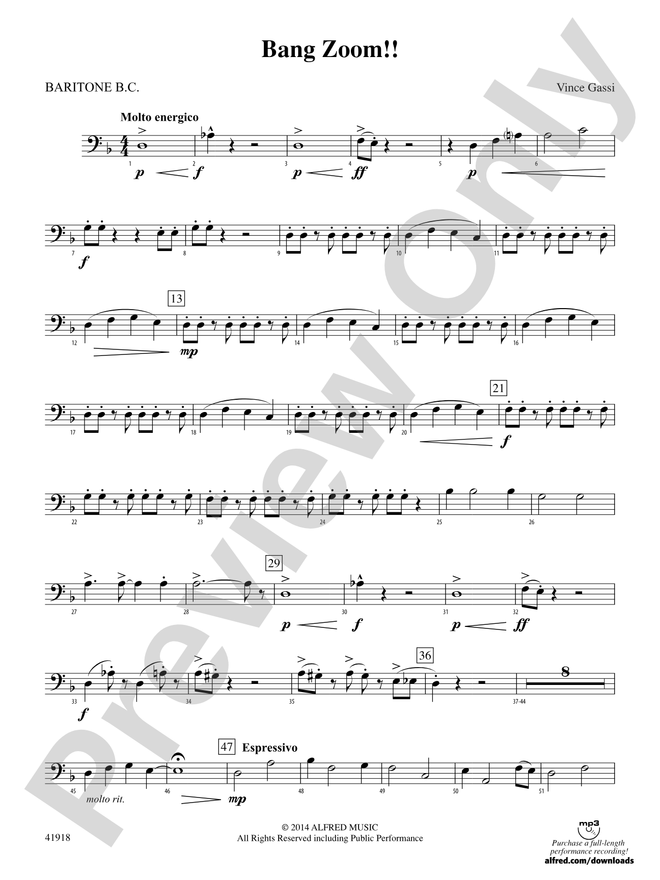 Bang Zoom!: Baritone B.C.