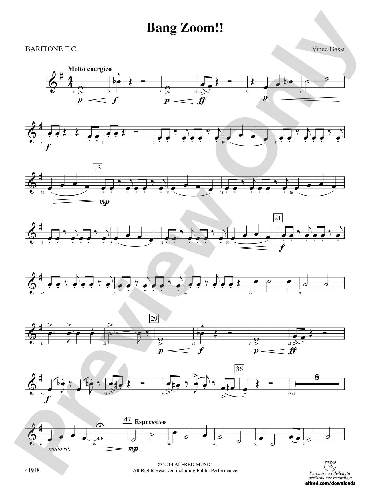 Bang Zoom!: Baritone T.C.