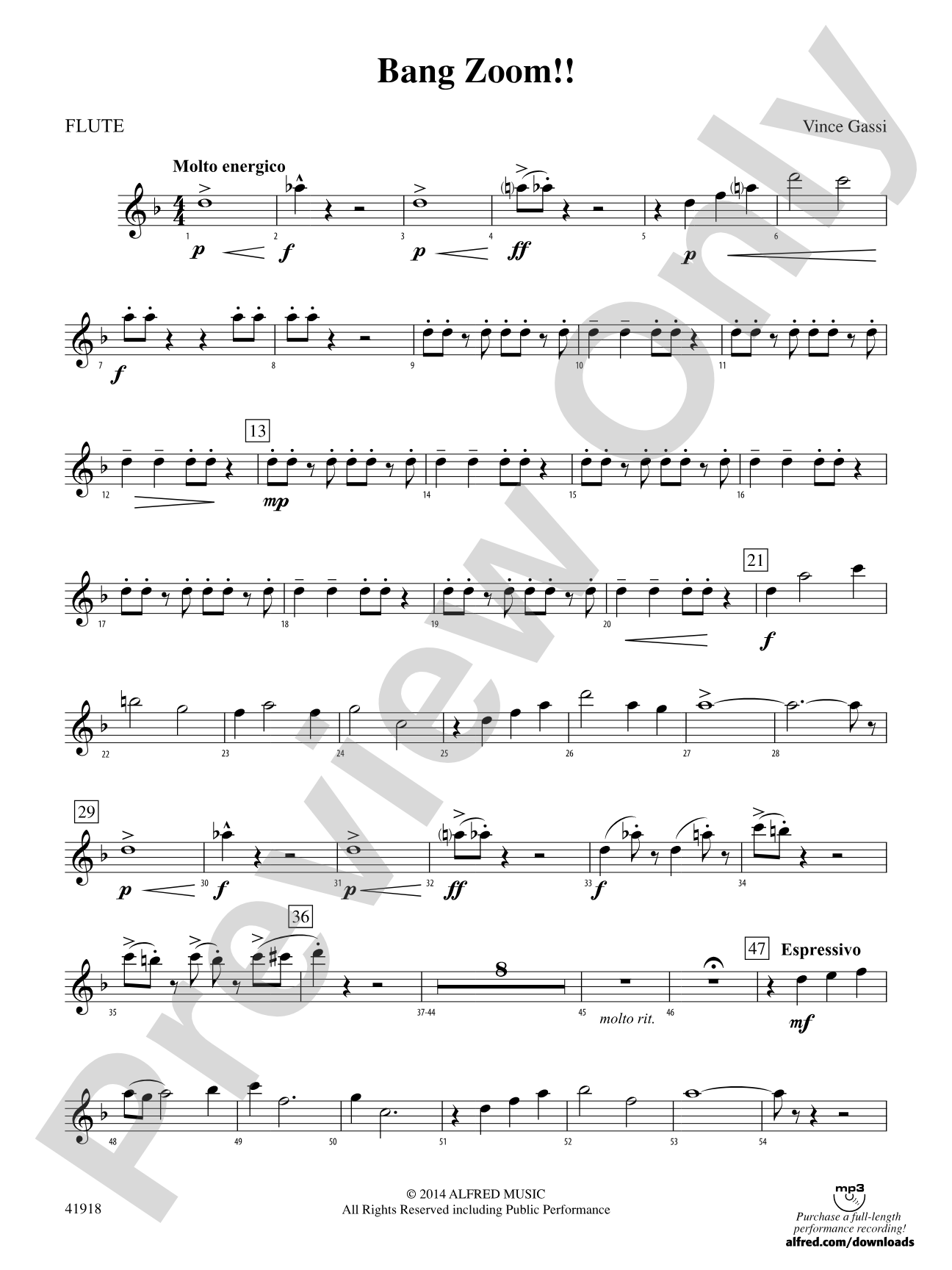 Bang Zoom!: Flute