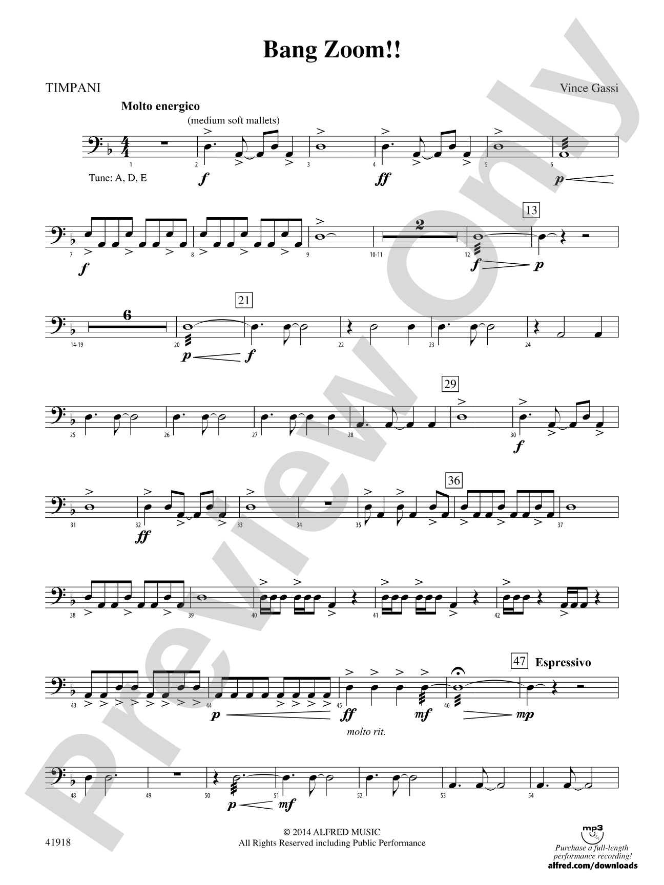 Bang Zoom!: Timpani