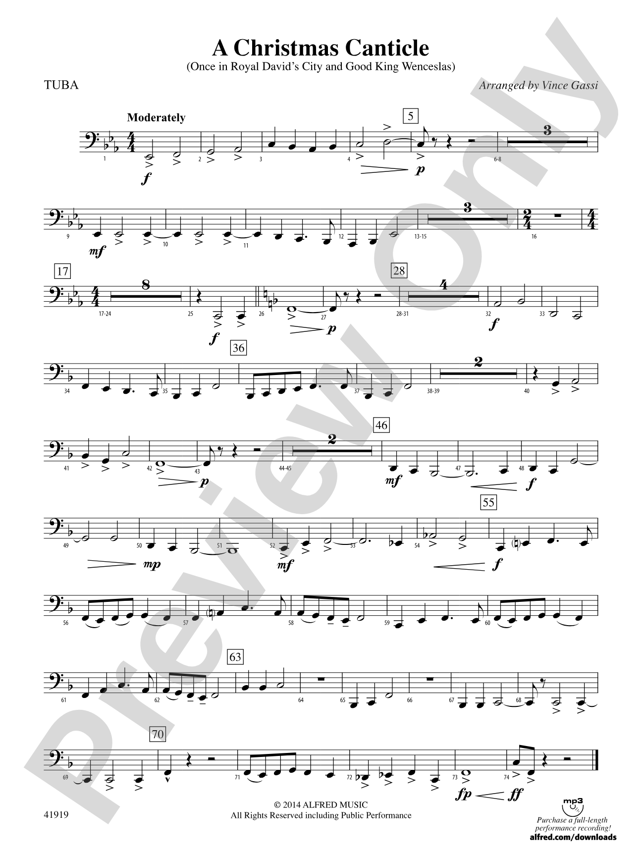 A Christmas Canticle: Tuba