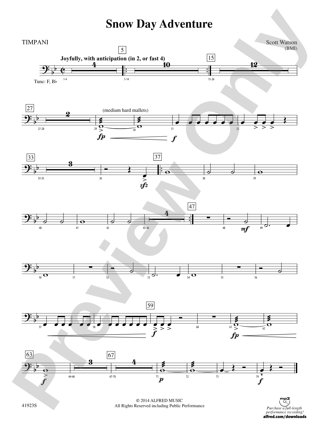 Snow Day Adventure: Timpani