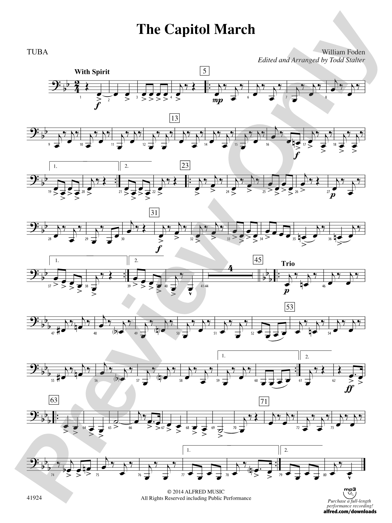 The Capitol March: Tuba