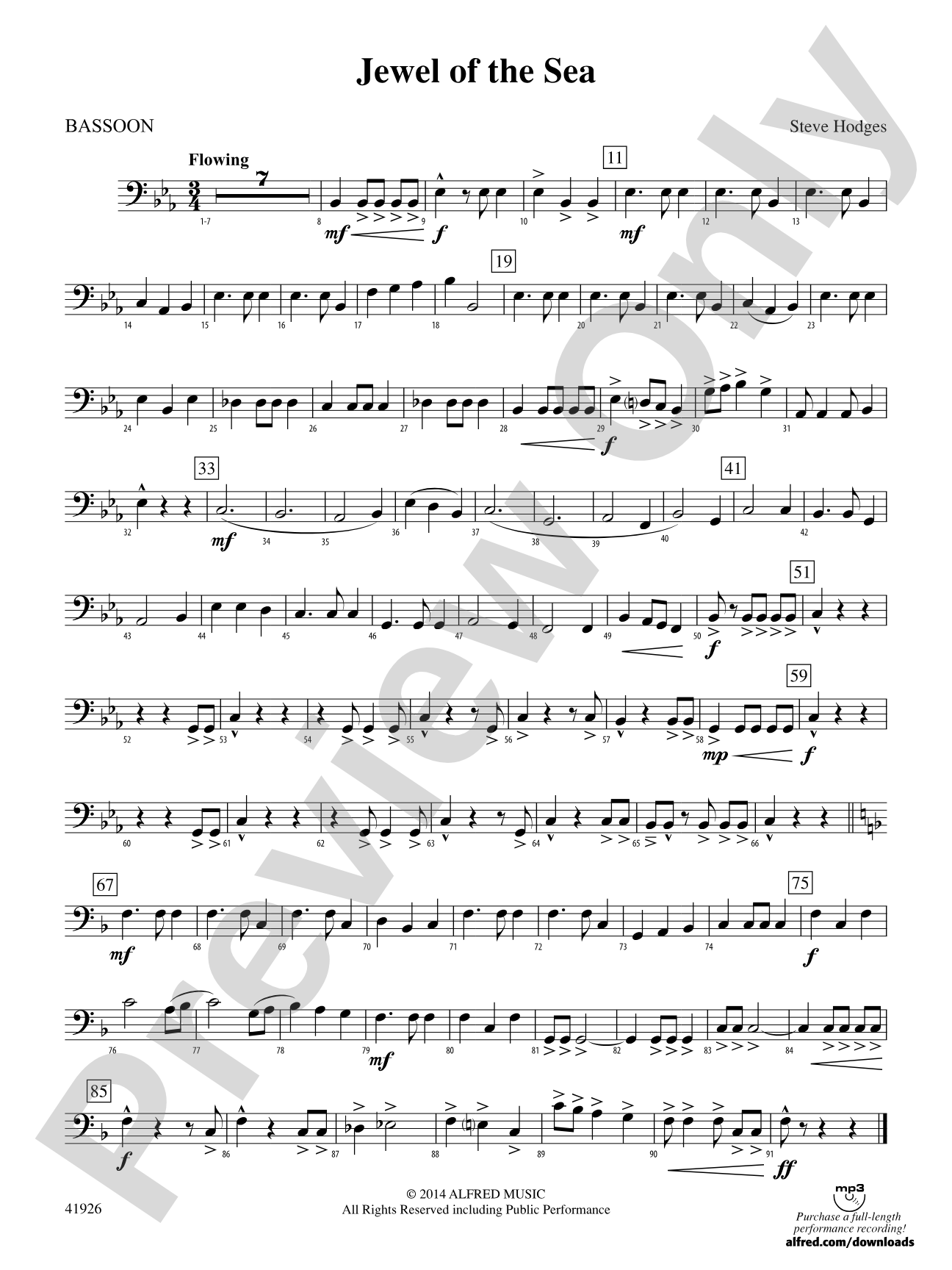 Jewel of the Sea: Bassoon