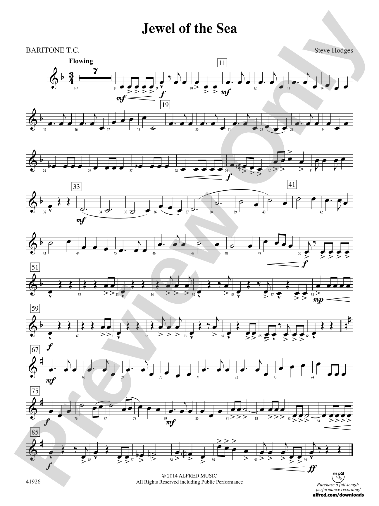 Jewel of the Sea: Baritone T.C.