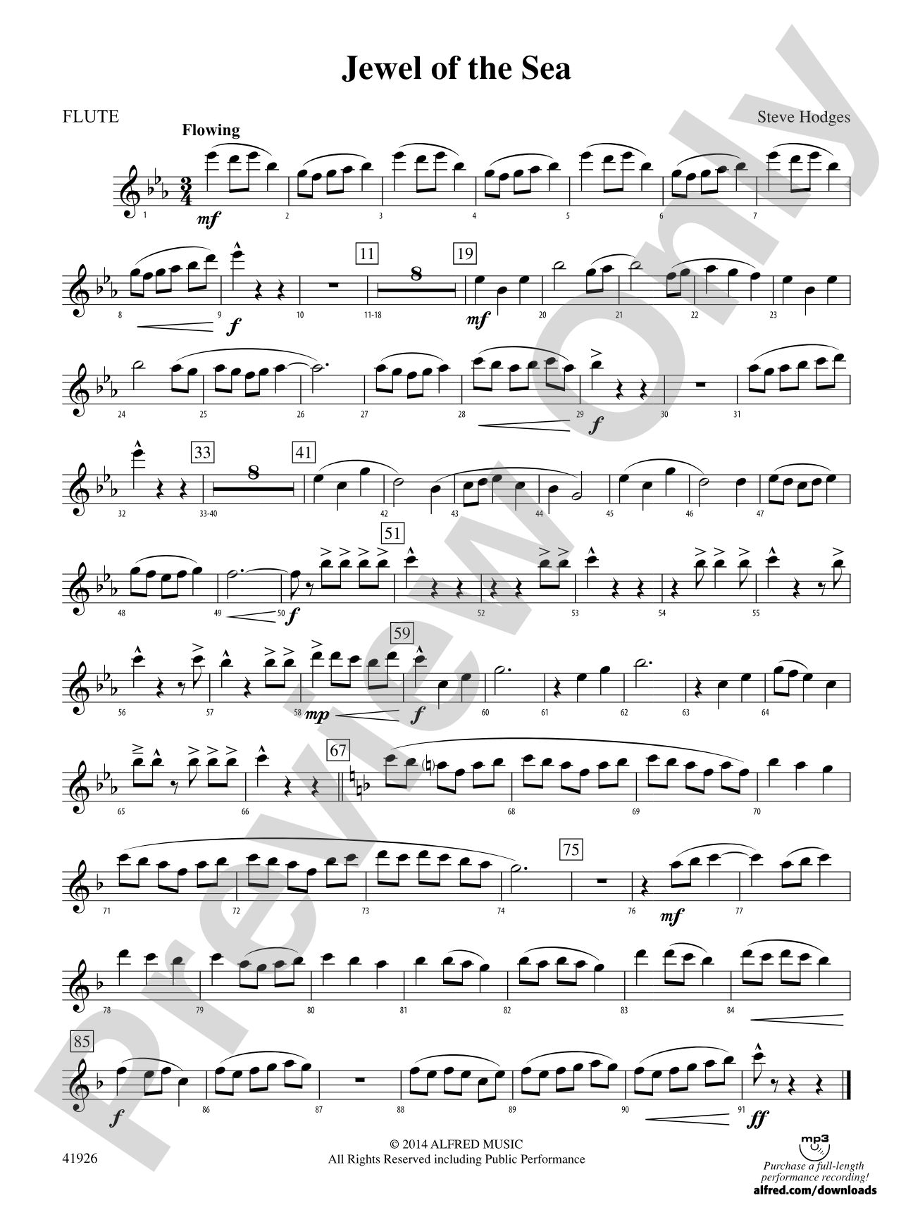 Jewel of the Sea: Flute