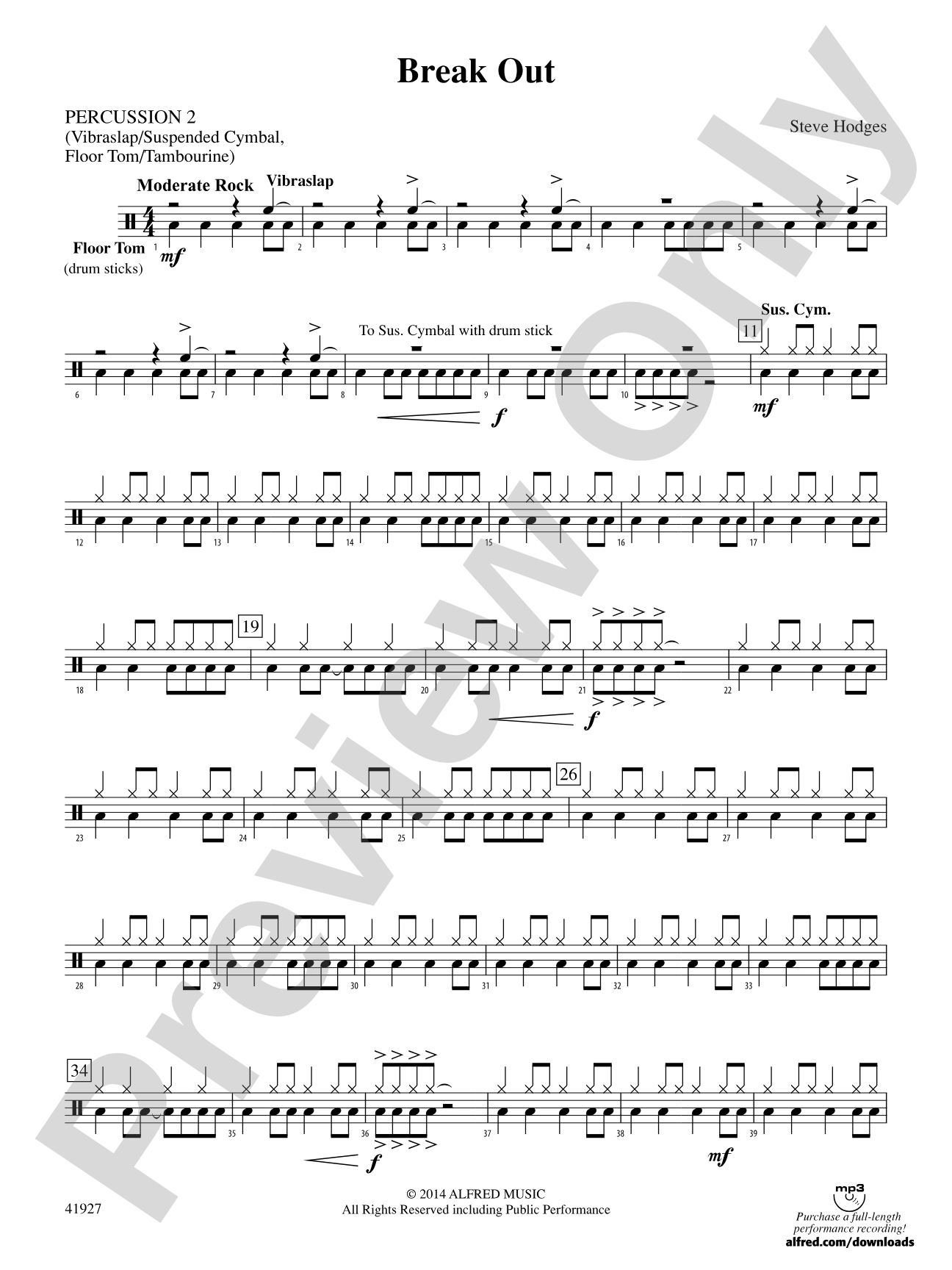 Break Out: 2nd Percussion