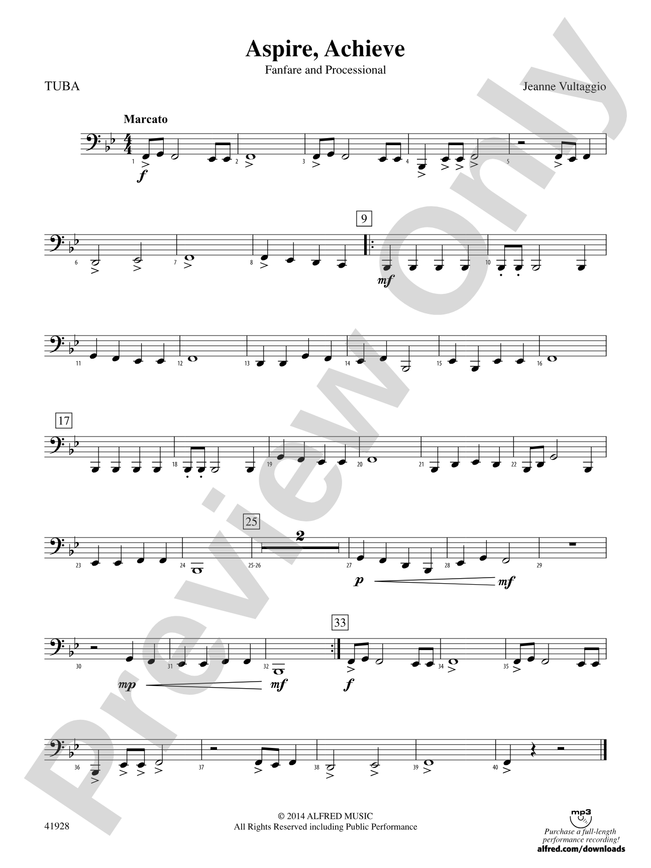Aspire, Achieve: Tuba