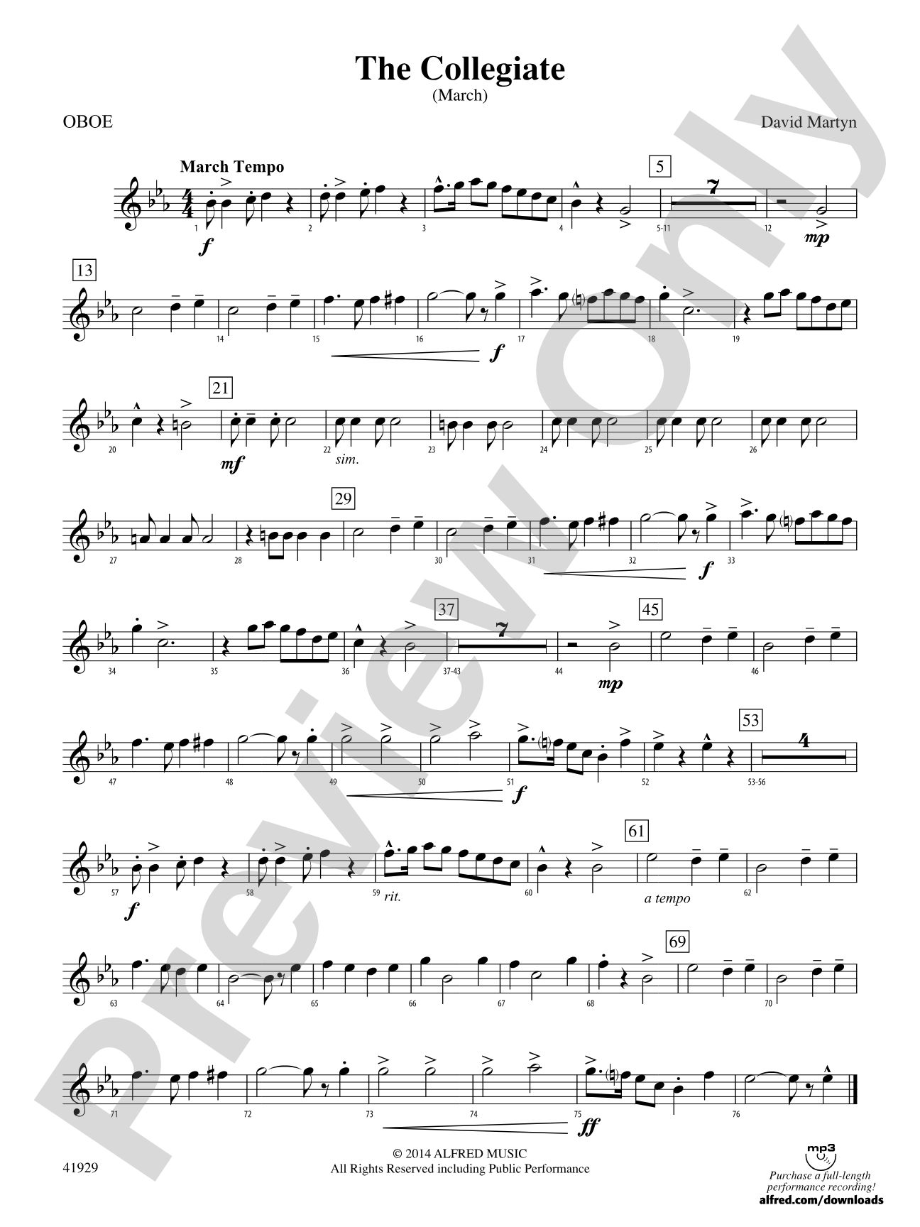 The Collegiate: Oboe