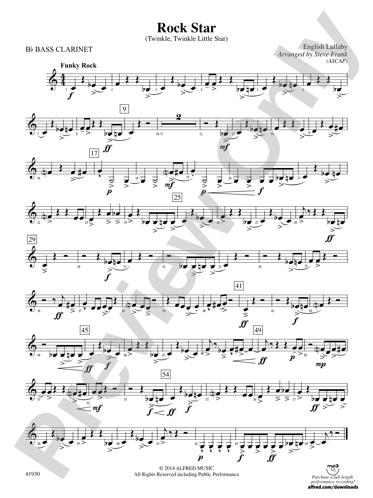 Rock Star: B-flat Bass Clarinet