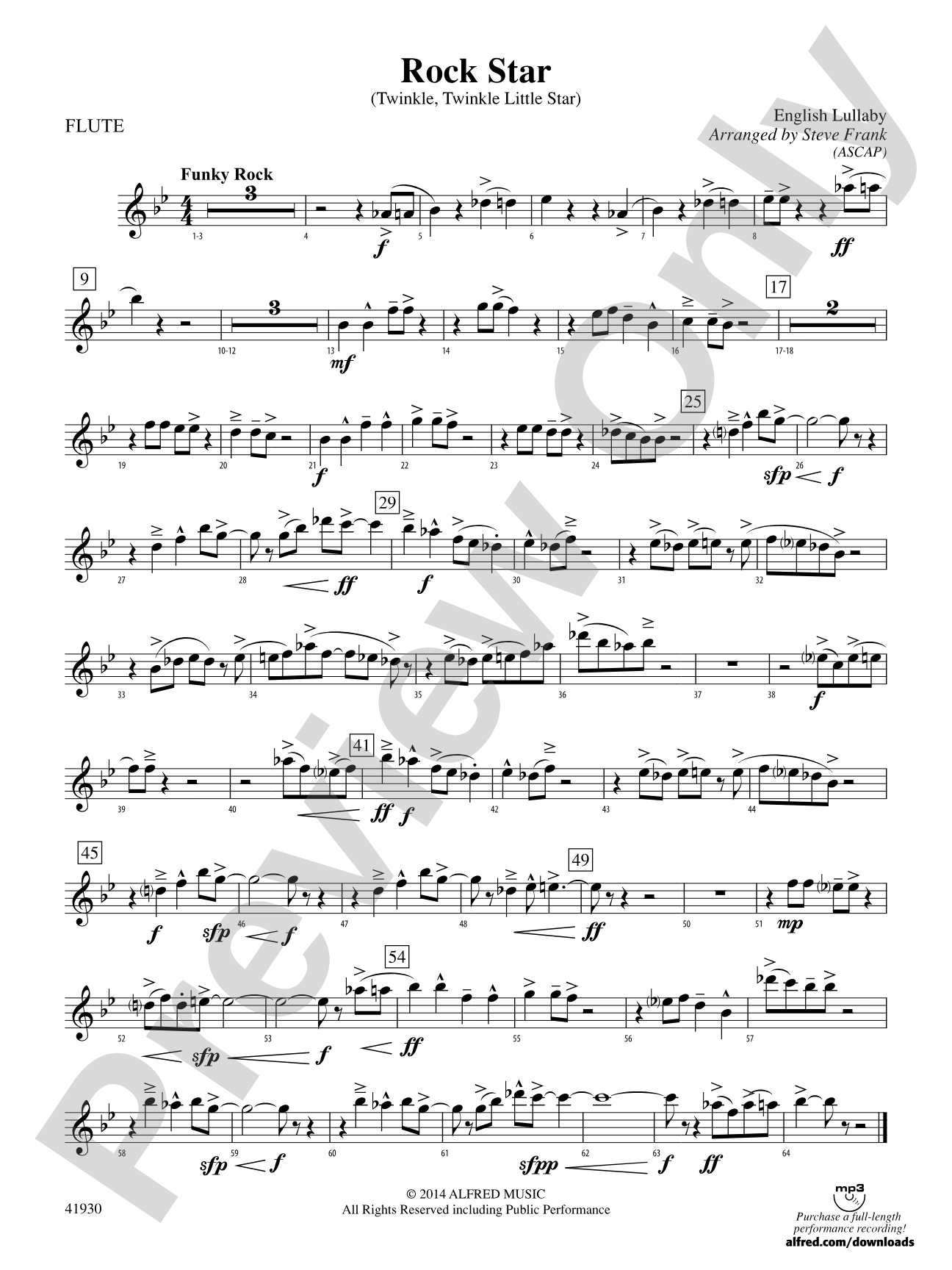 Rock Star: Flute
