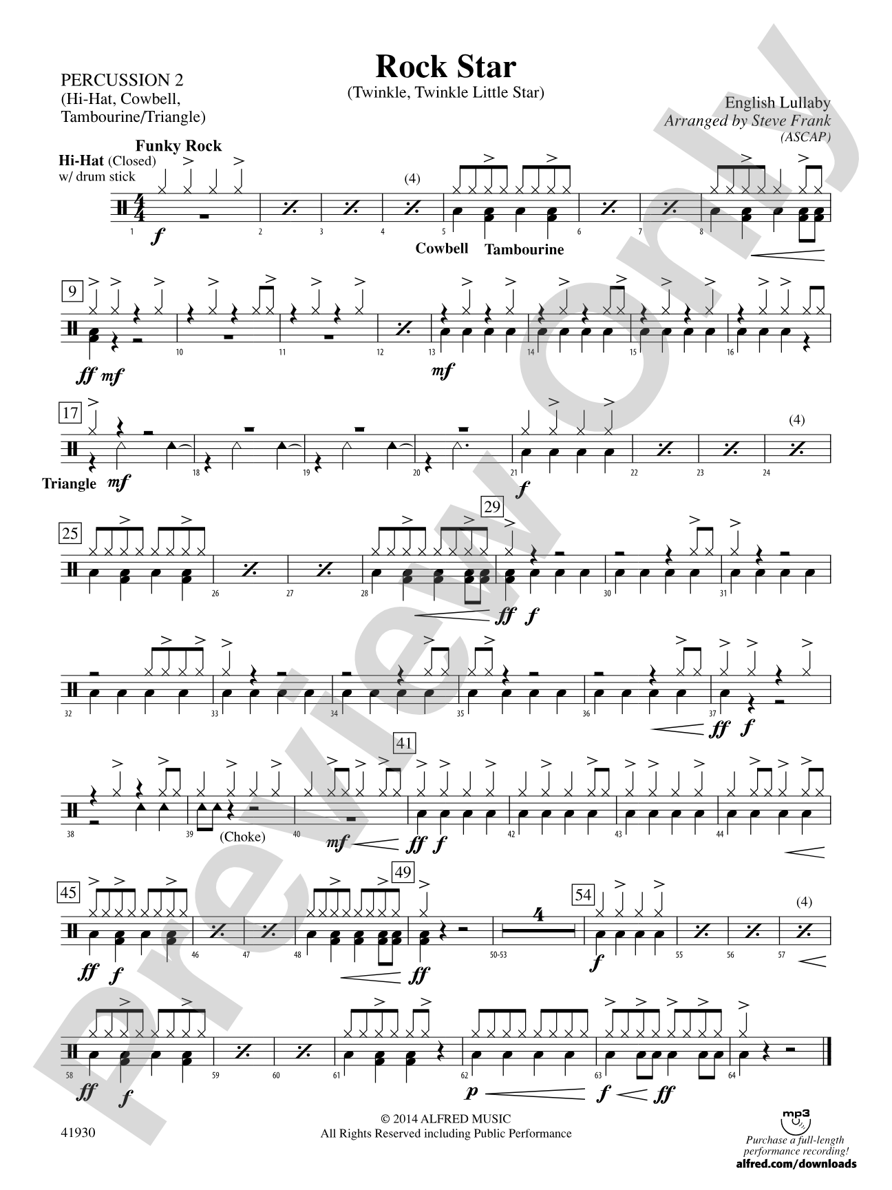 Rock Star: 2nd Percussion