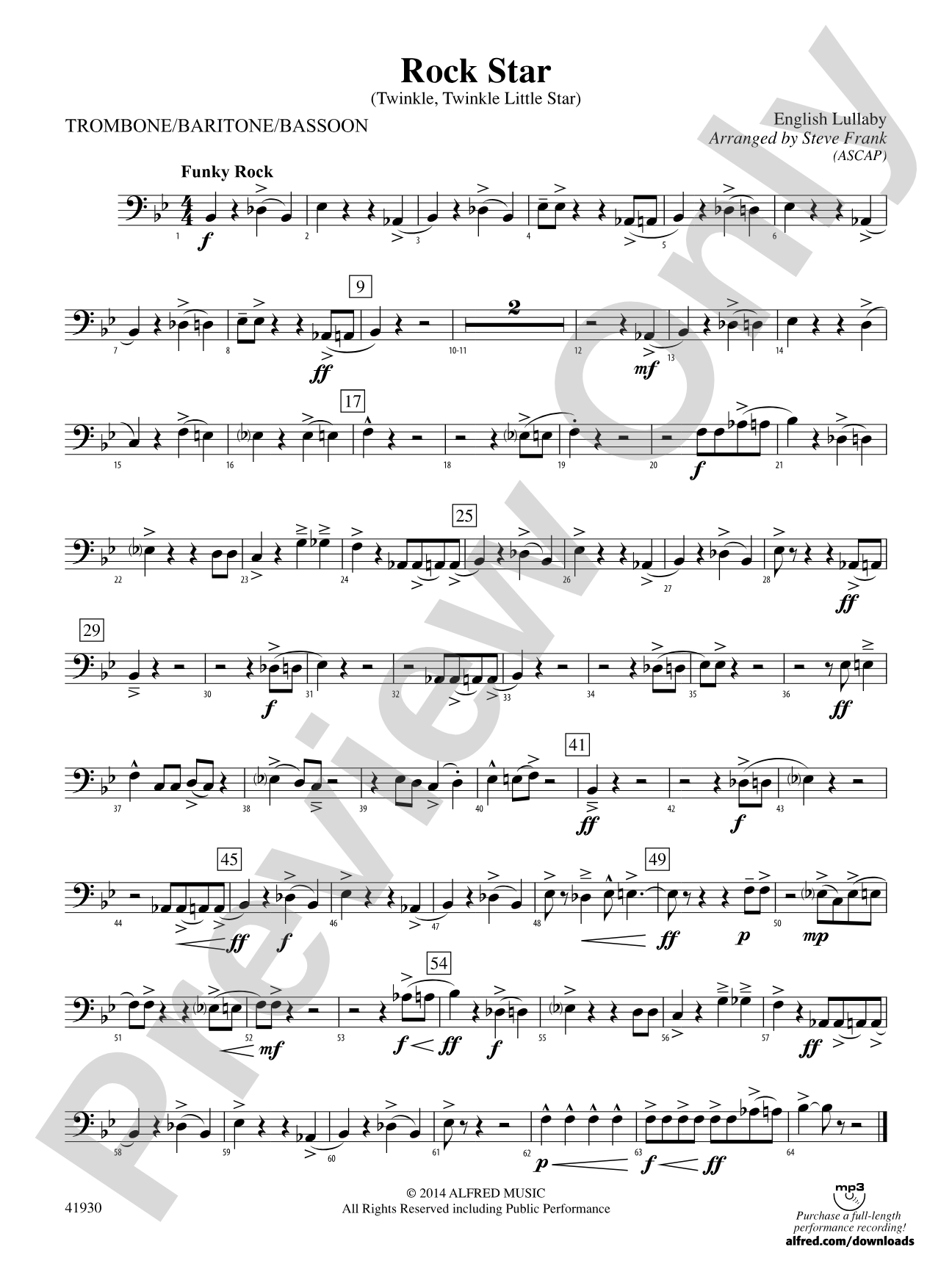 Rock Star: 1st Trombone