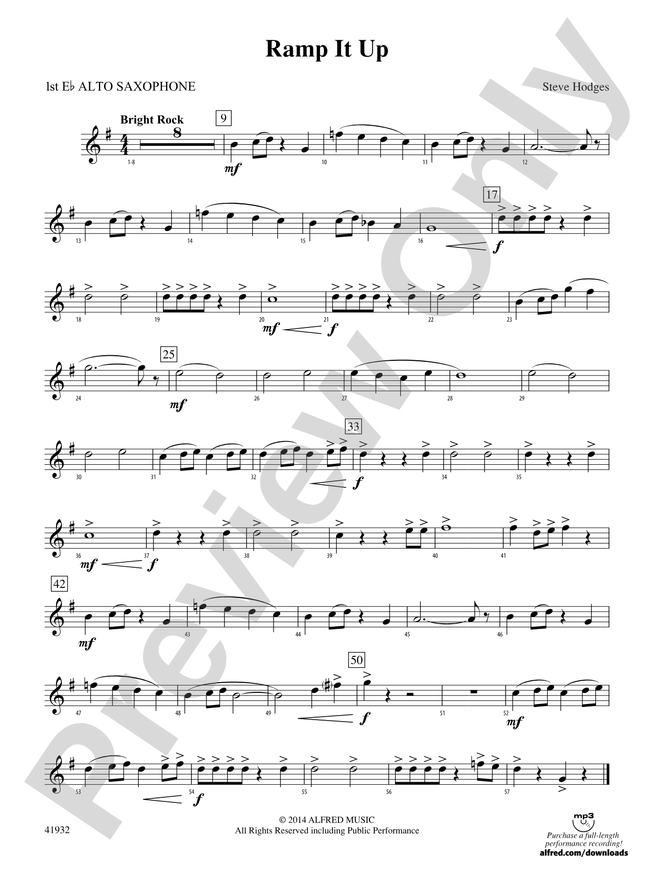 Ramp It Up: E-flat Alto Saxophone