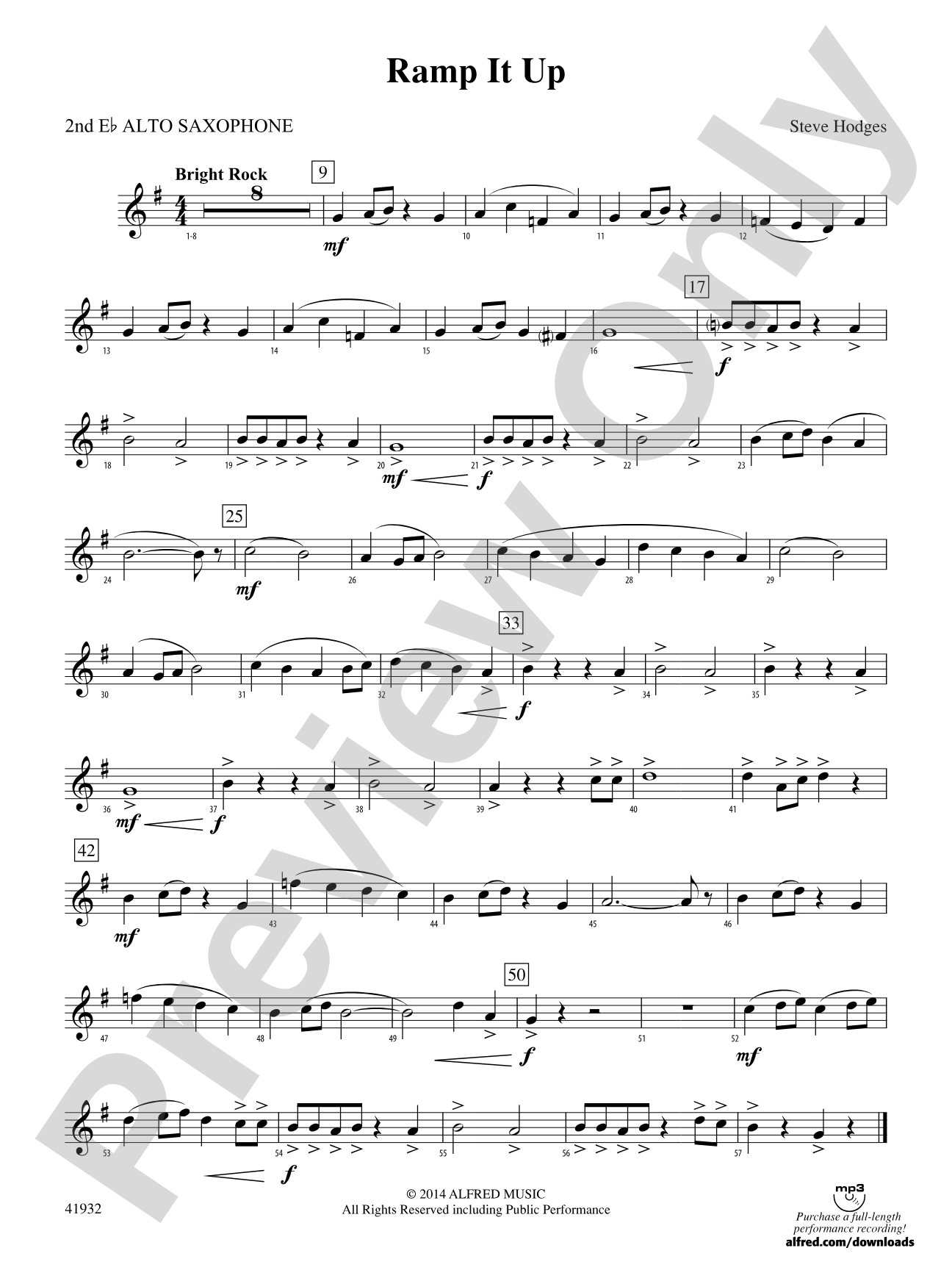 Ramp It Up: 2nd E-flat Alto Saxophone