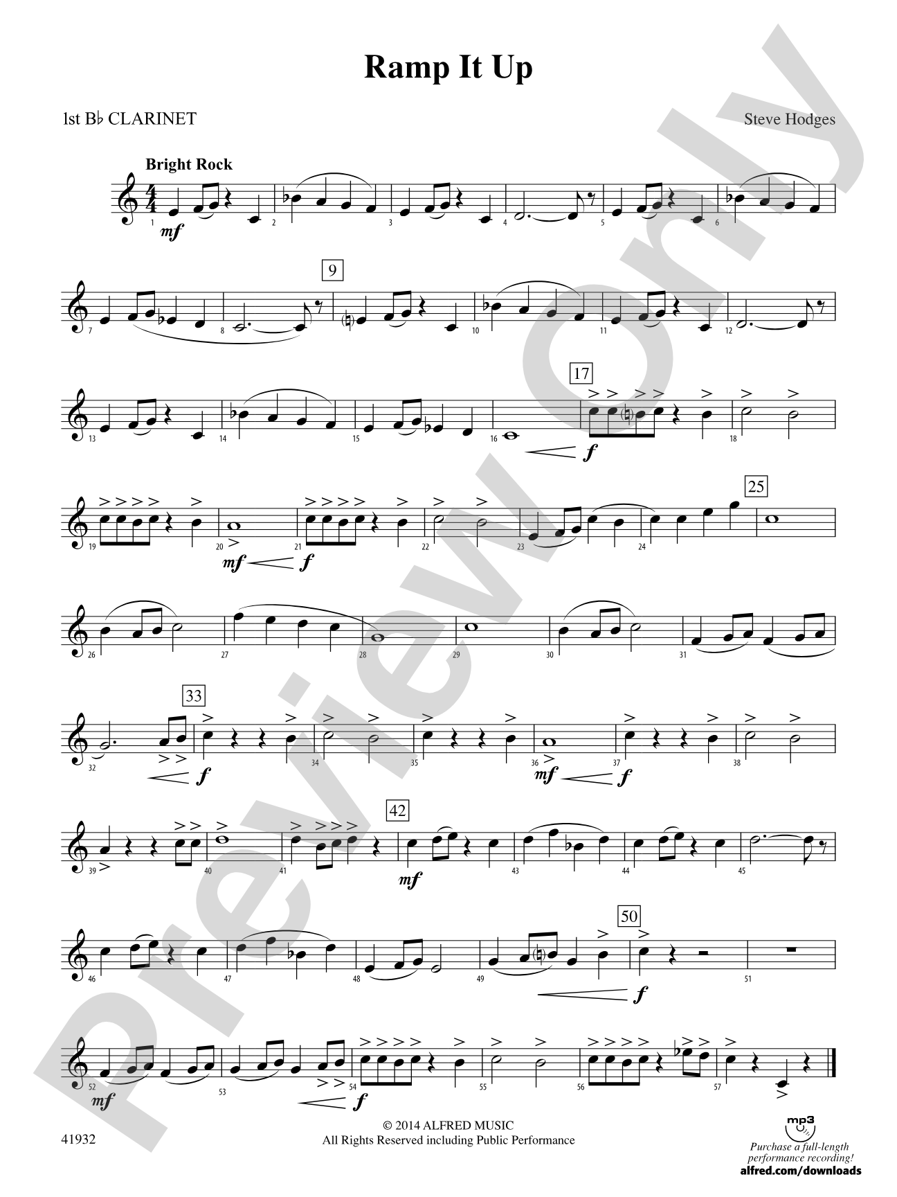 Ramp It Up: 1st B-flat Clarinet