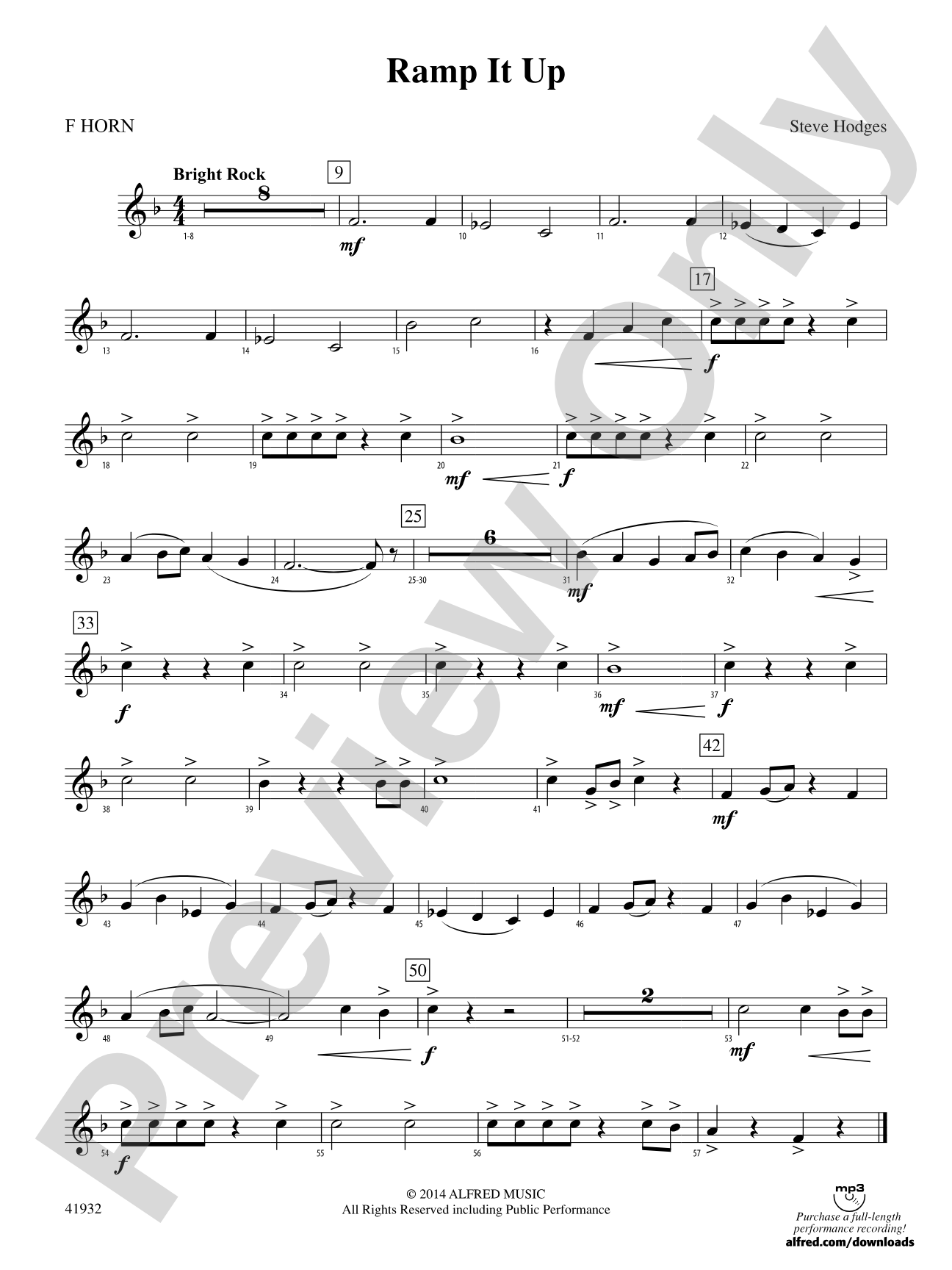 Ramp It Up: 1st F Horn