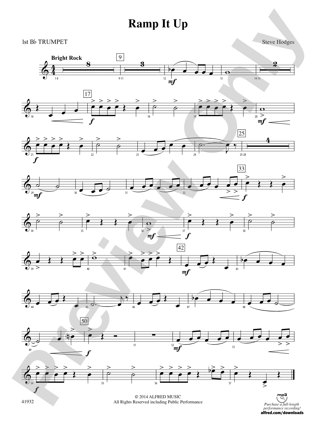 Ramp It Up: 1st B-flat Trumpet