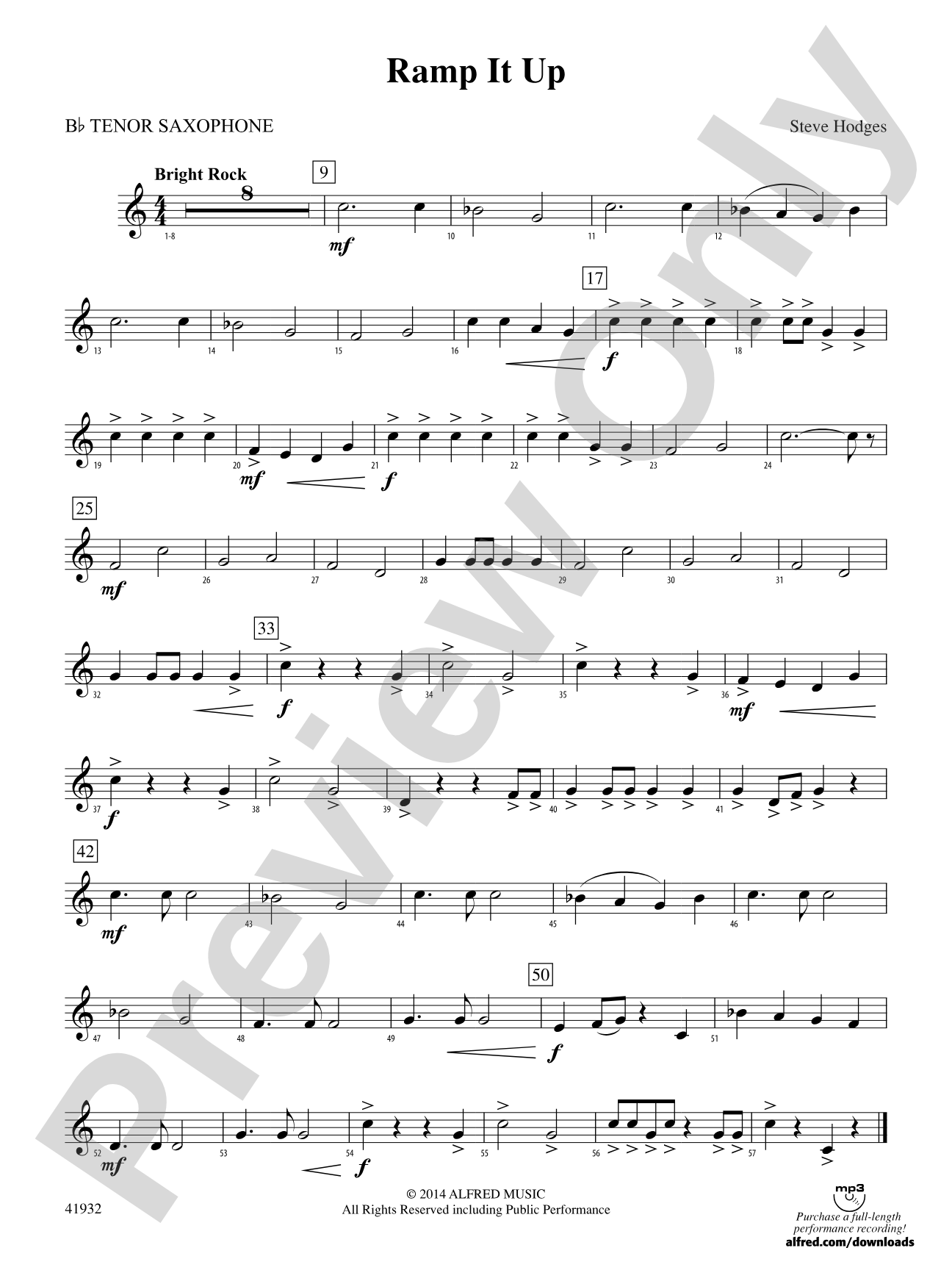 Ramp It Up: B-flat Tenor Saxophone