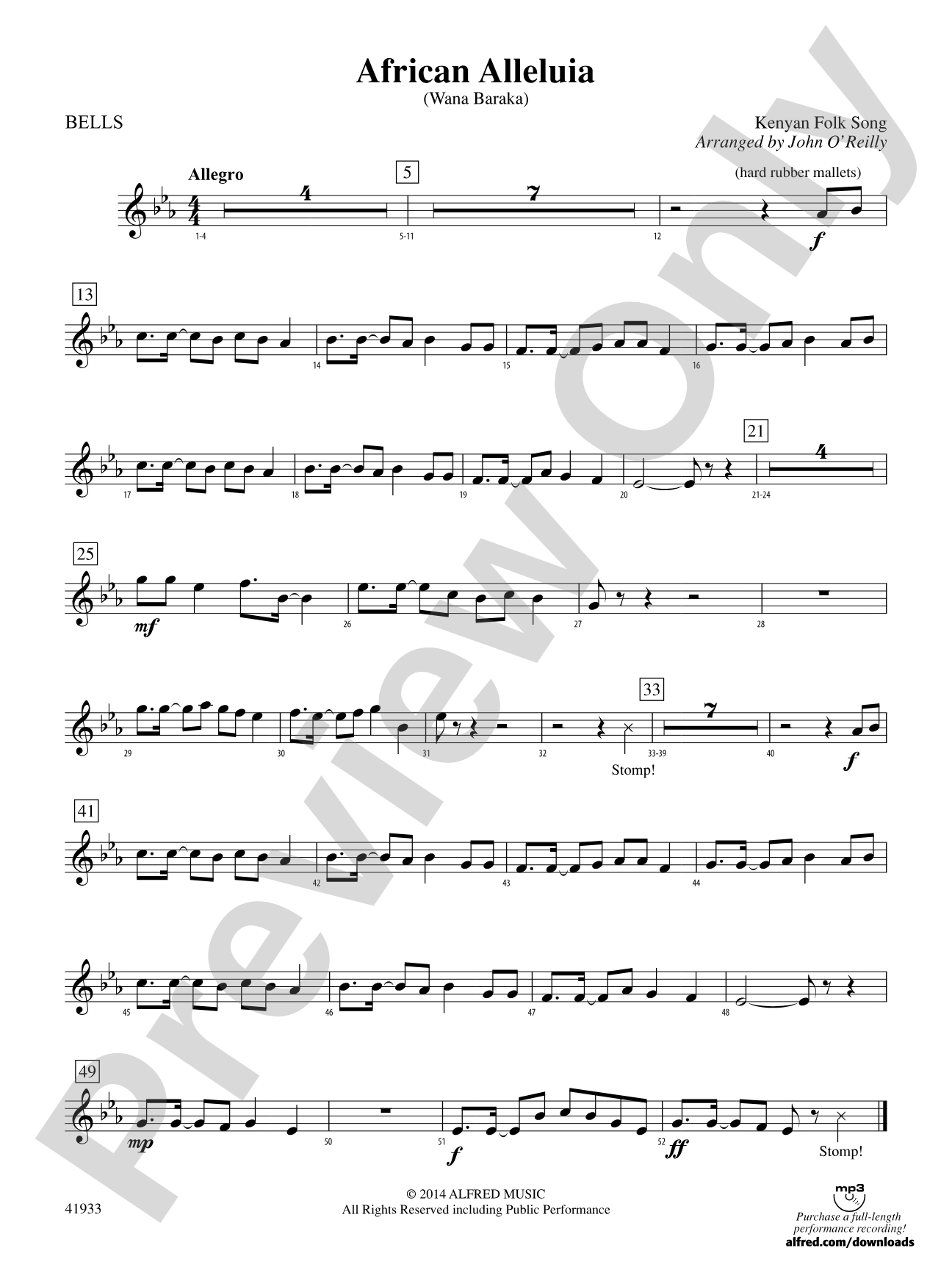African Alleluia: Bells