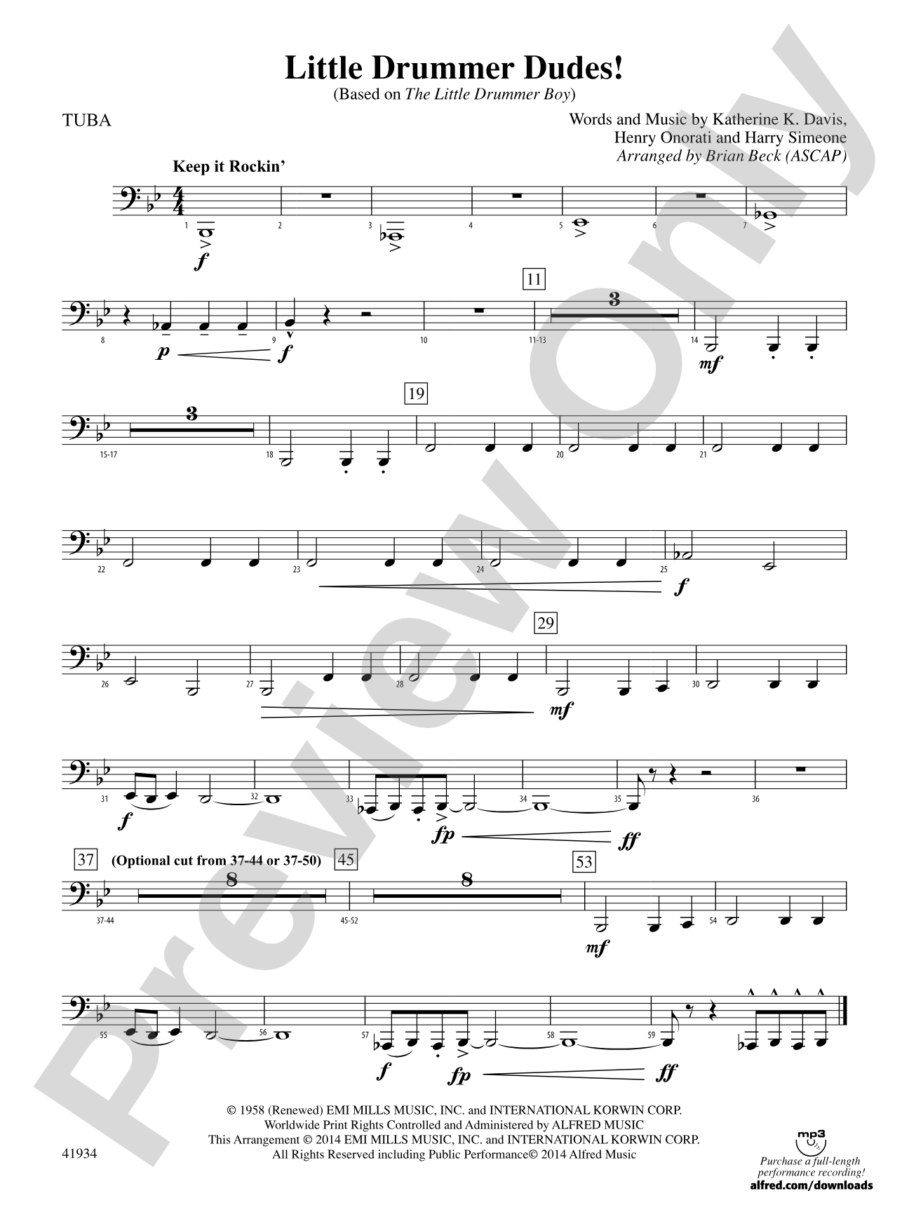 Little Drummer Dudes!: Tuba