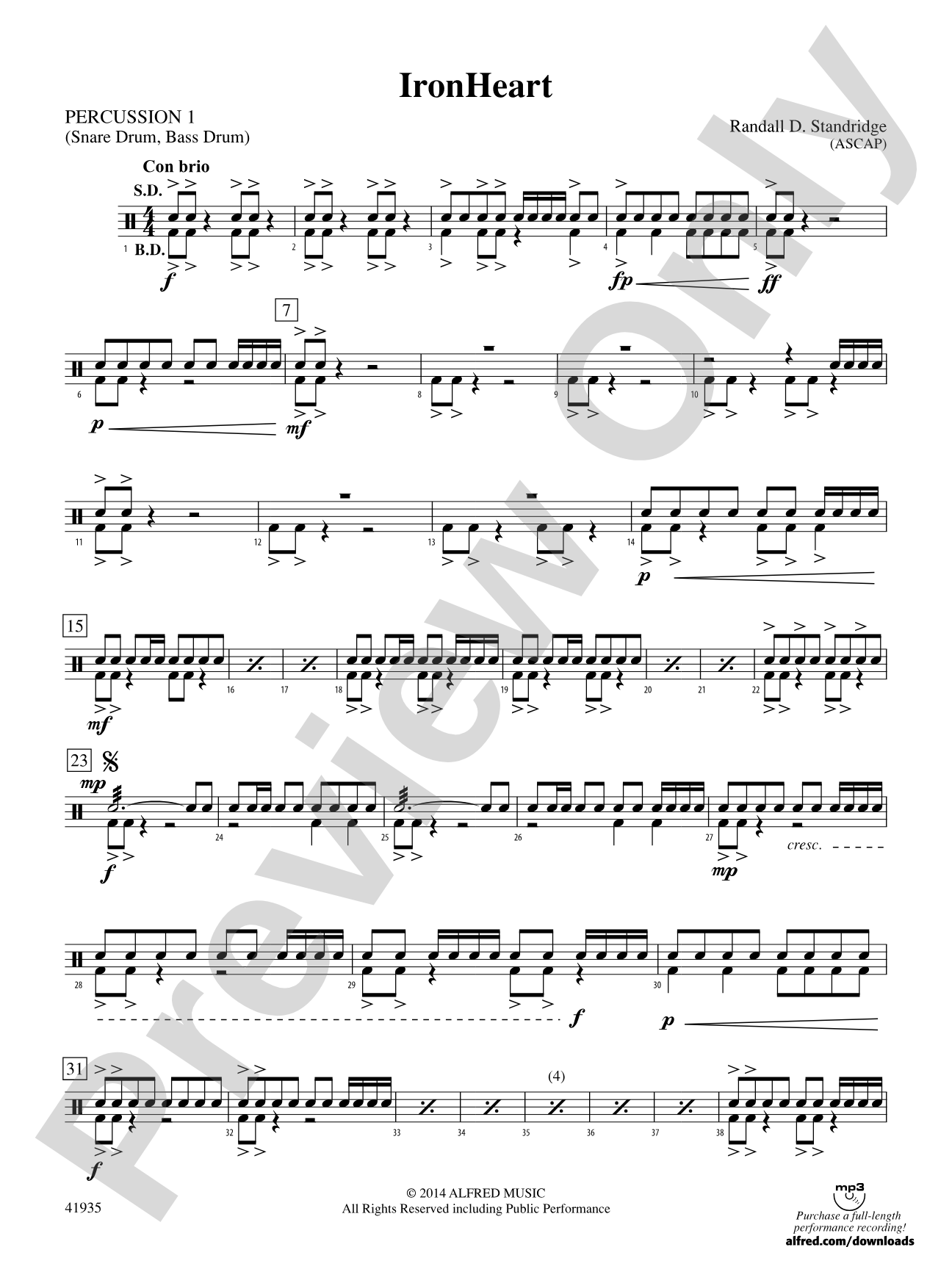 IronHeart: 1st Percussion