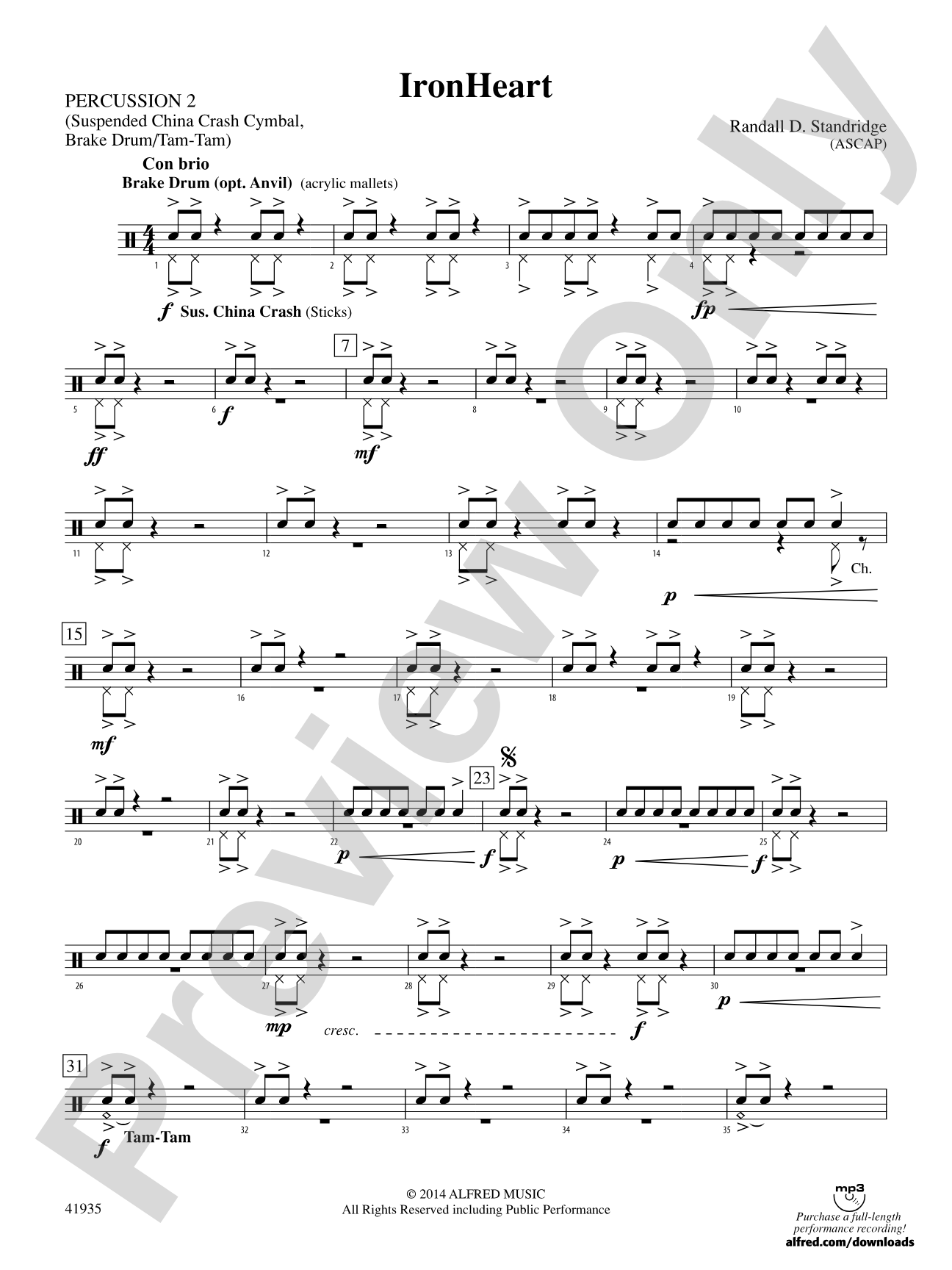 IronHeart: 2nd Percussion