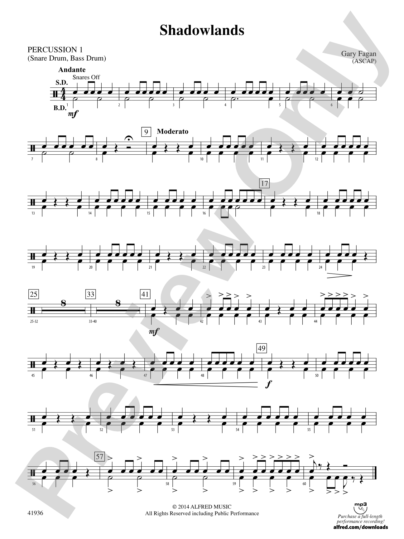 Shadowlands: 1st Percussion