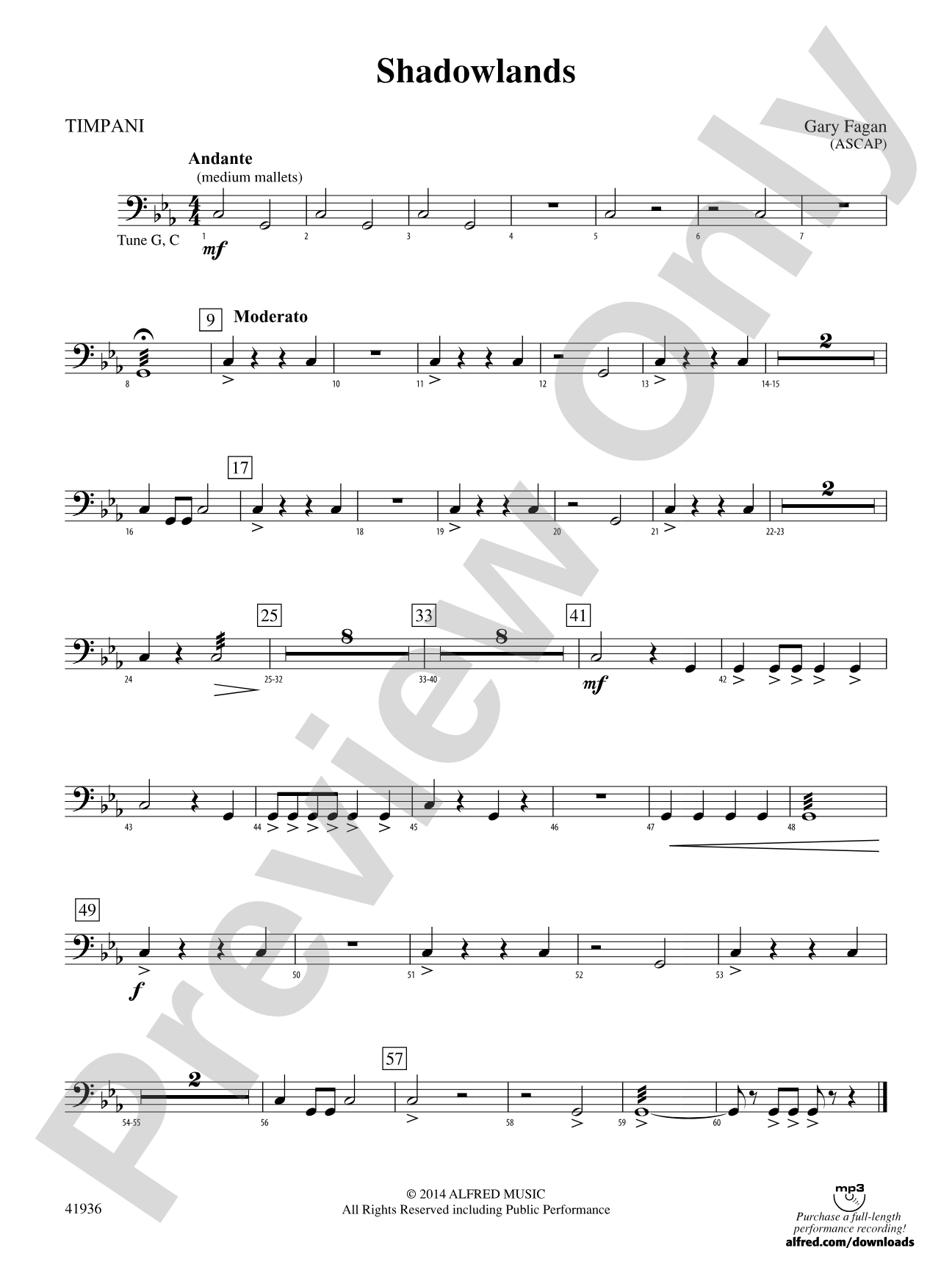 Shadowlands: Timpani