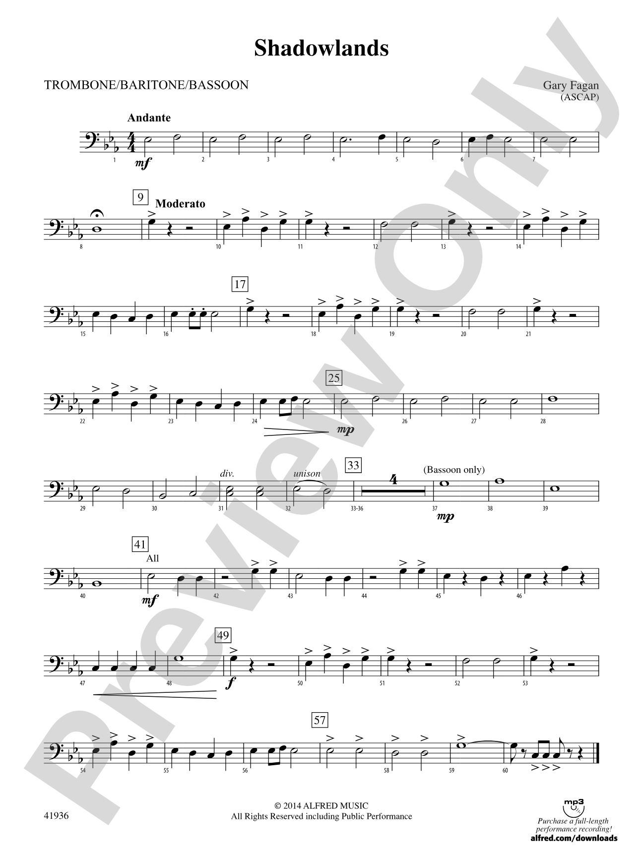 Shadowlands: 1st Trombone