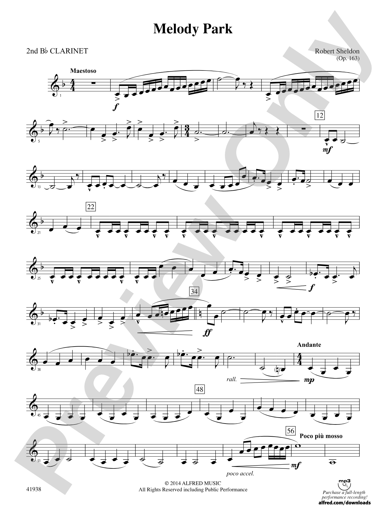 Melody Park: 2nd B-flat Clarinet