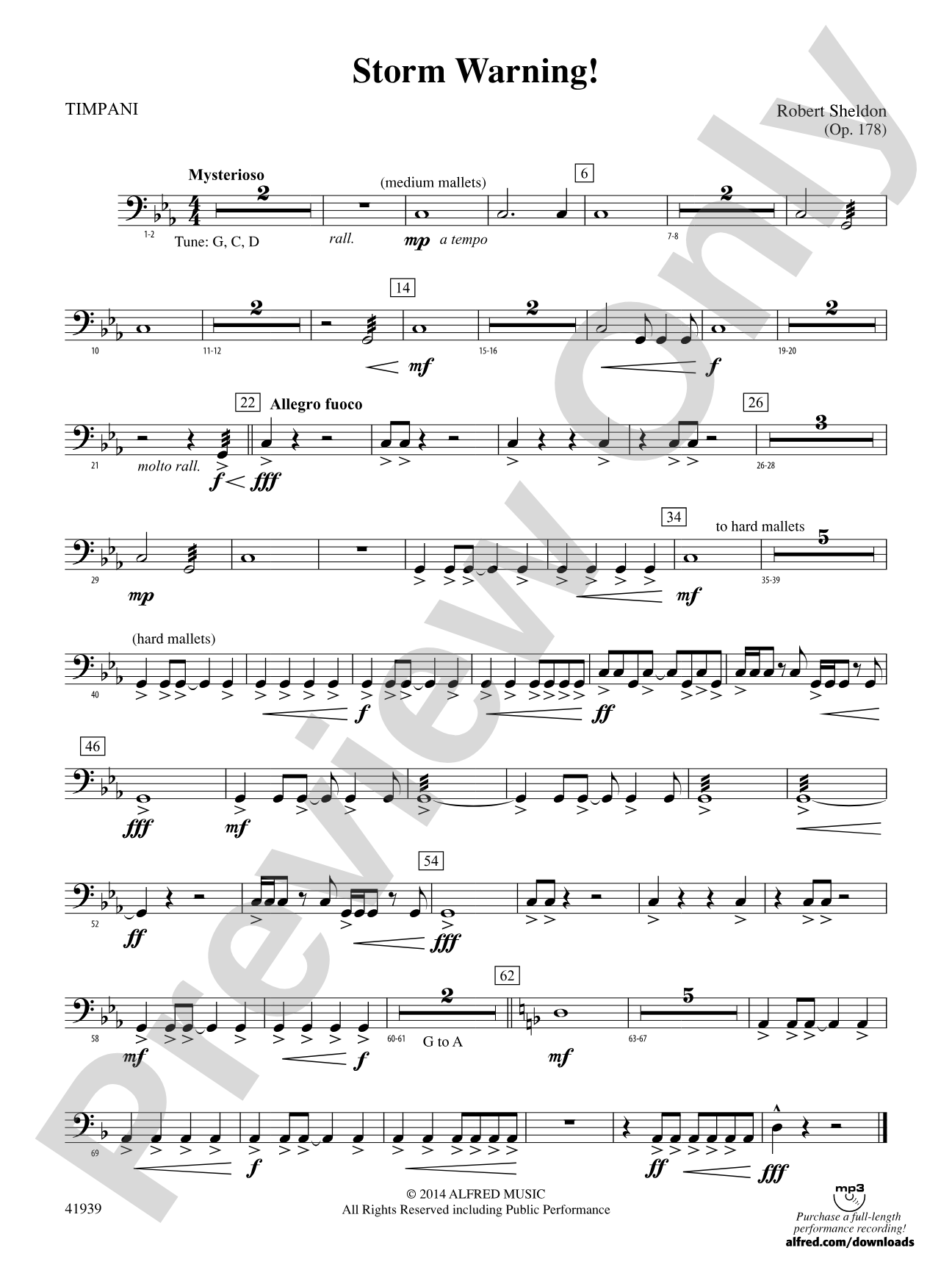 Storm Warning!: Timpani