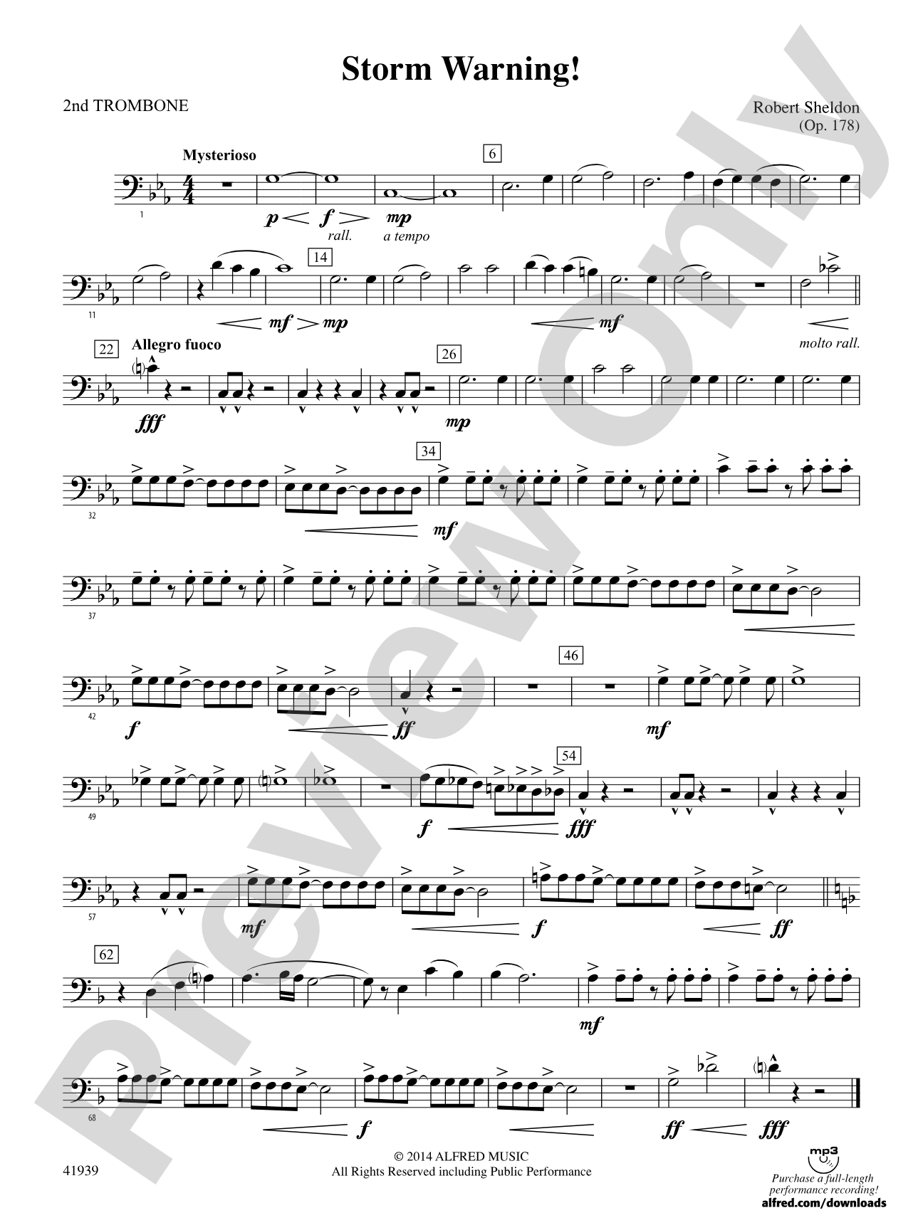 Storm Warning!: 2nd Trombone