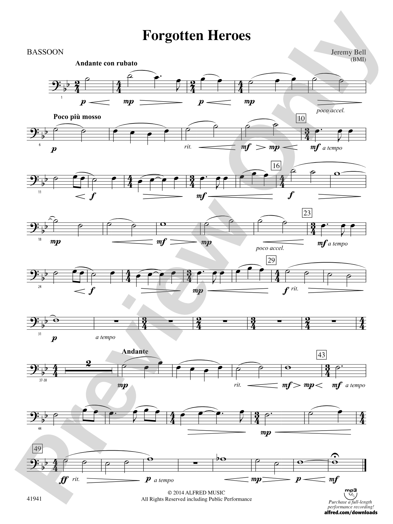 Forgotten Heroes: Bassoon