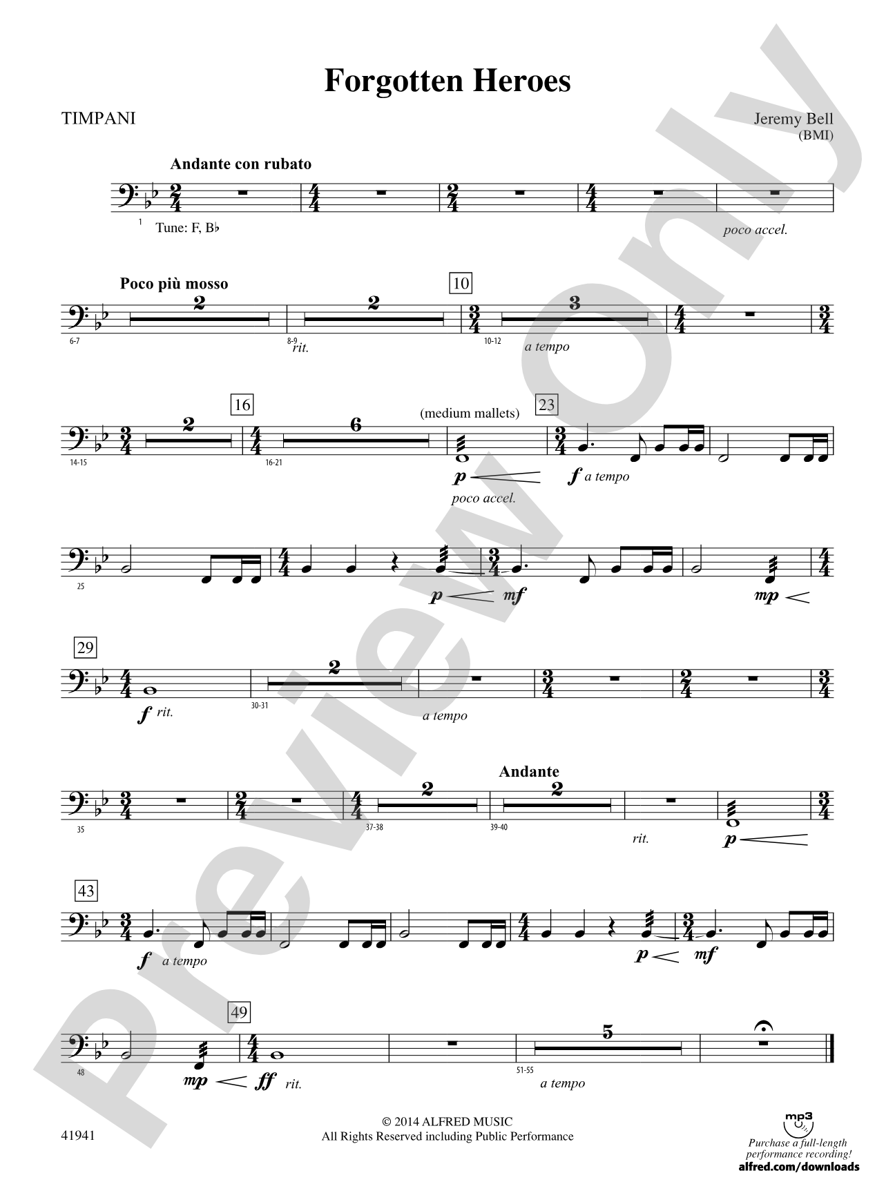 Forgotten Heroes: Timpani