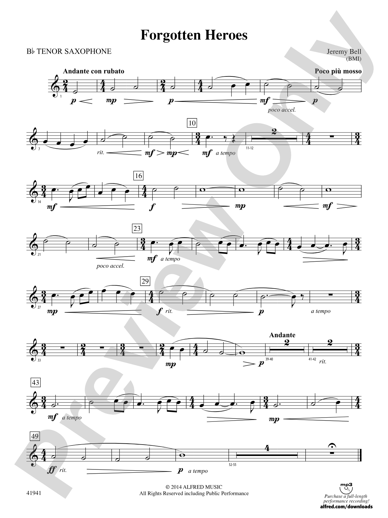 Forgotten Heroes: B-flat Tenor Saxophone