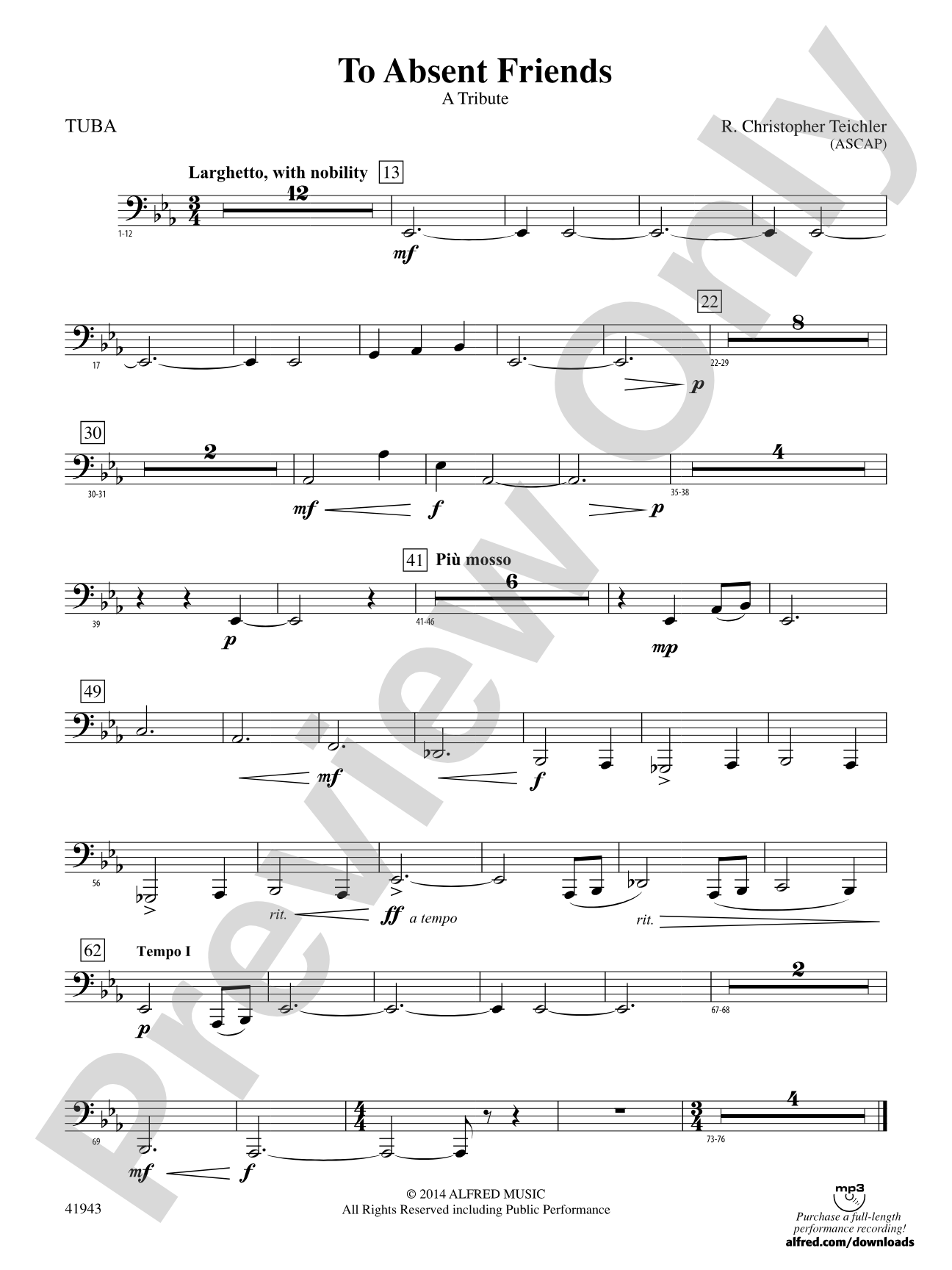 To Absent Friends: Tuba