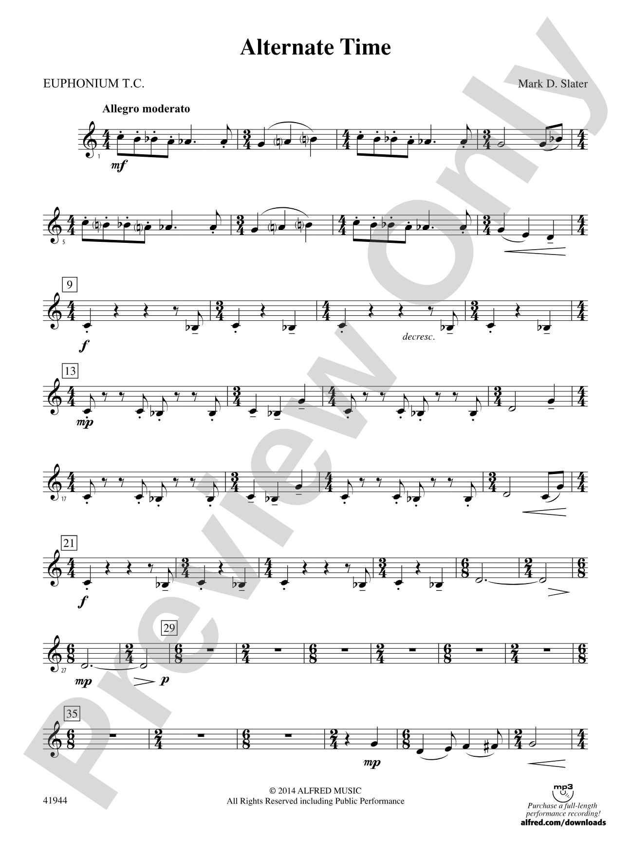 Alternate Time: Baritone T.C.