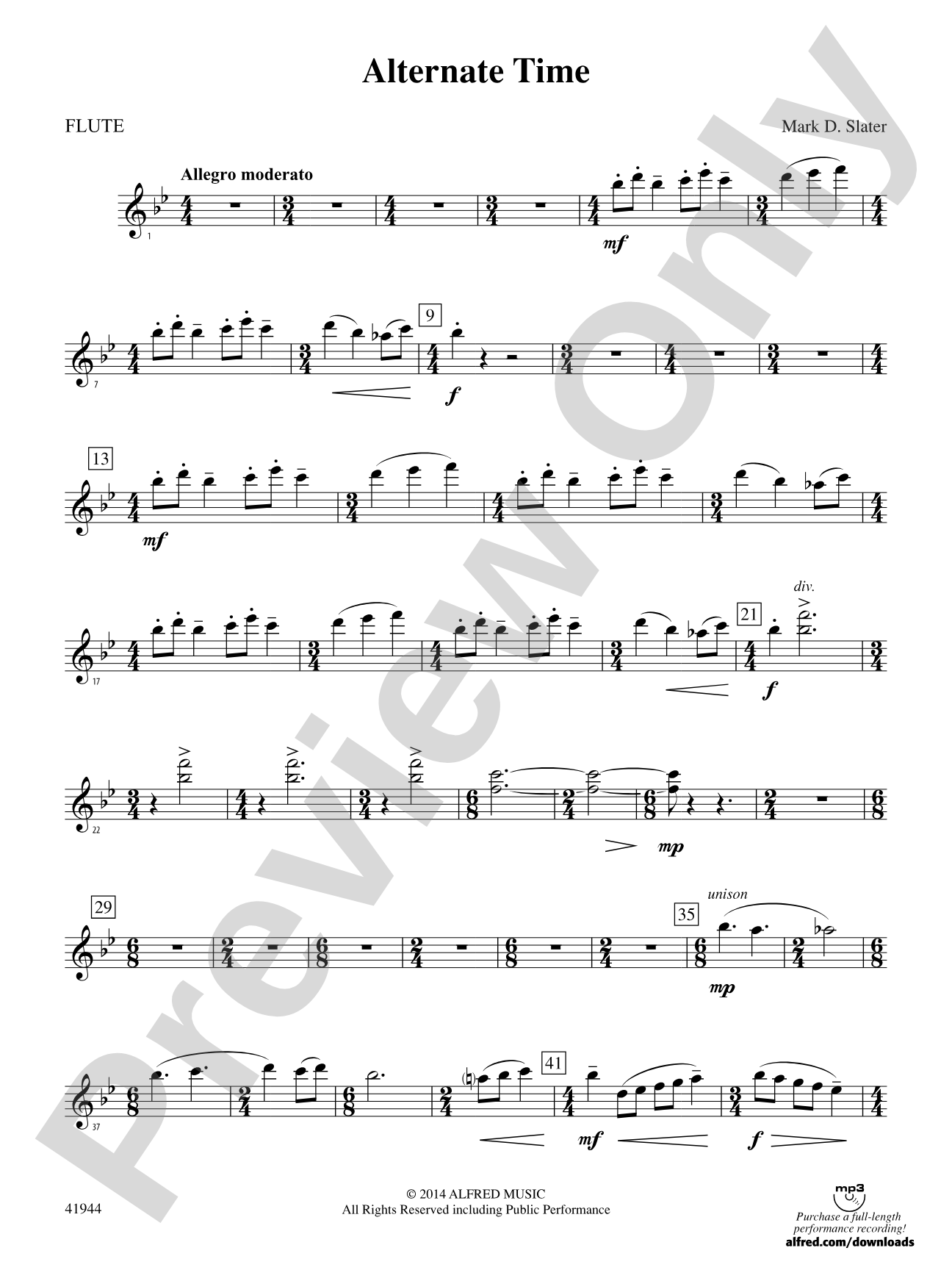 Alternate Time: Flute