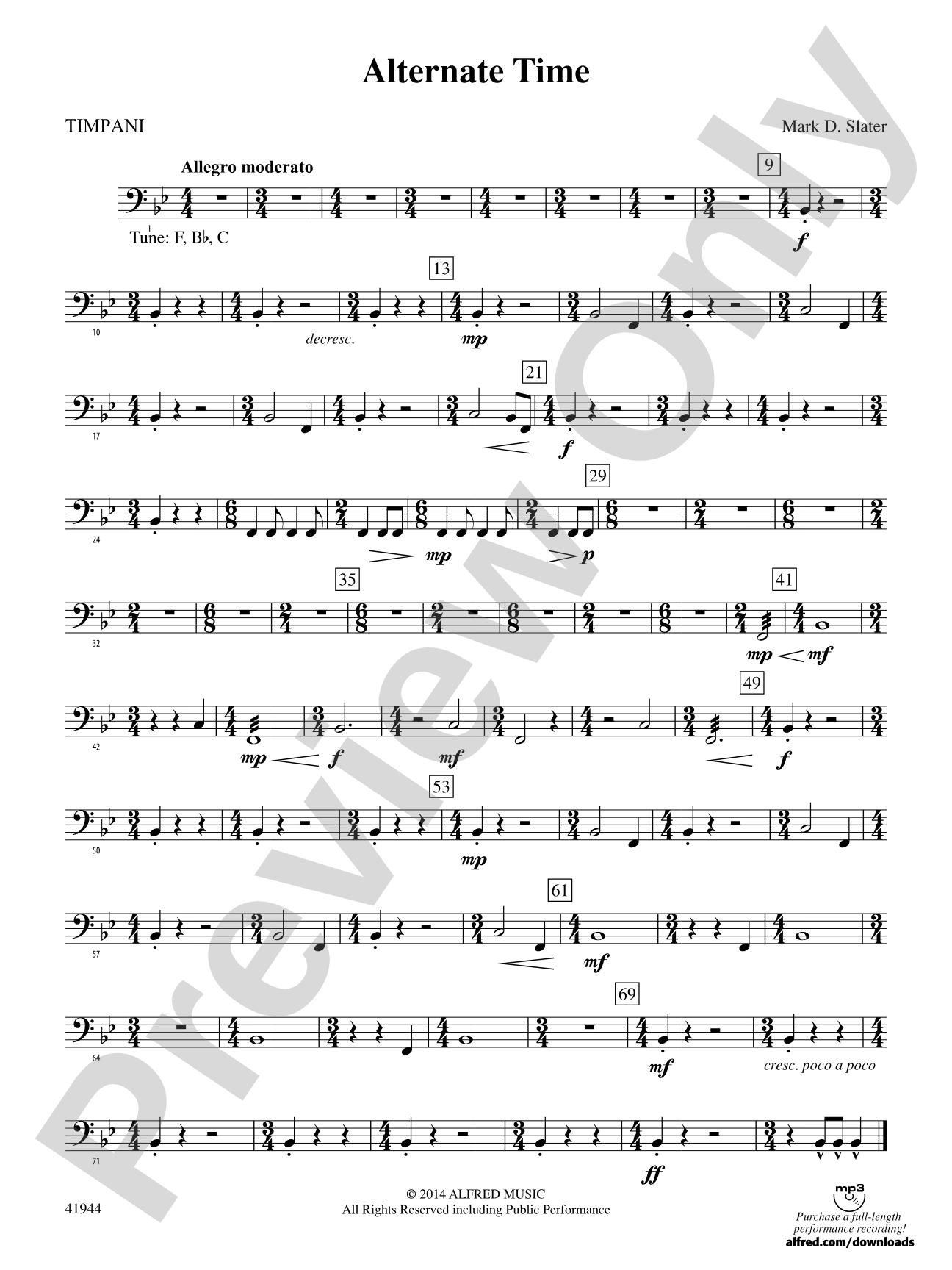 Alternate Time: Timpani